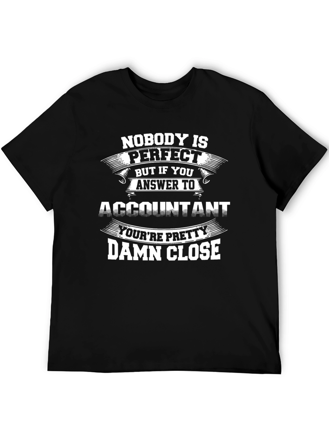 Accountant Perfect Close Funny T-Shirt