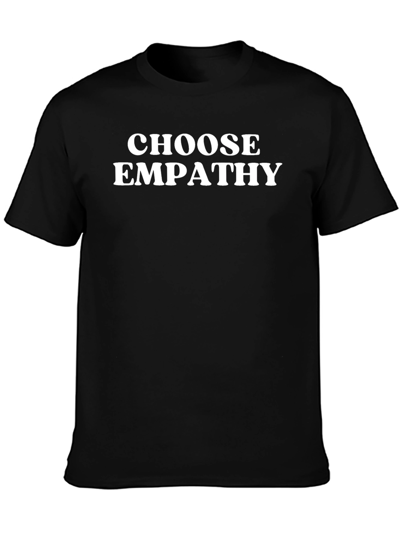 Choose Empathy Black Graphic Tee