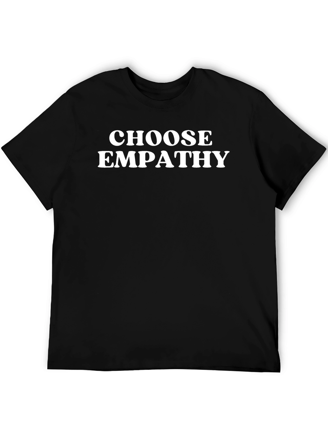 Choose Empathy Black Graphic Tee