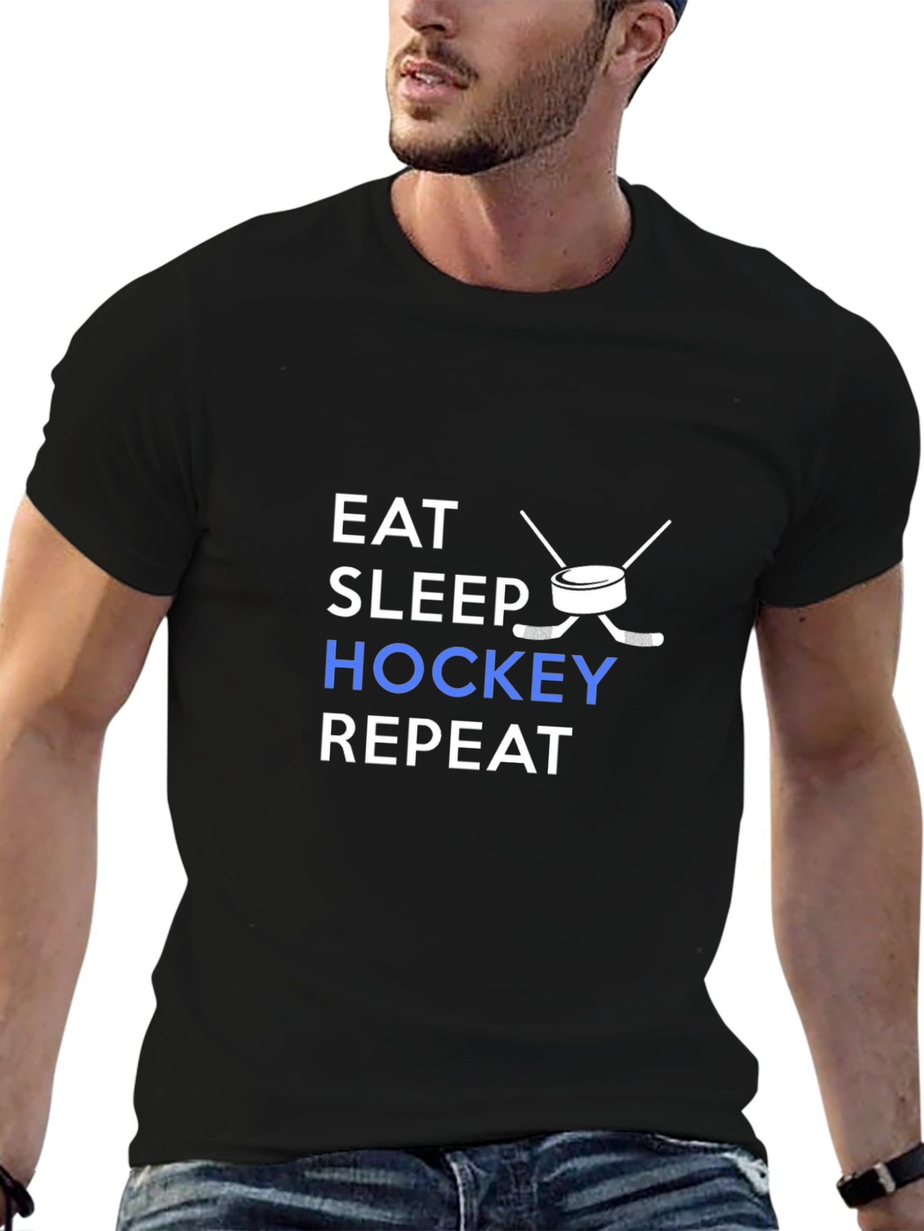 Eat Sleep Hockey Repeat T-Shirt