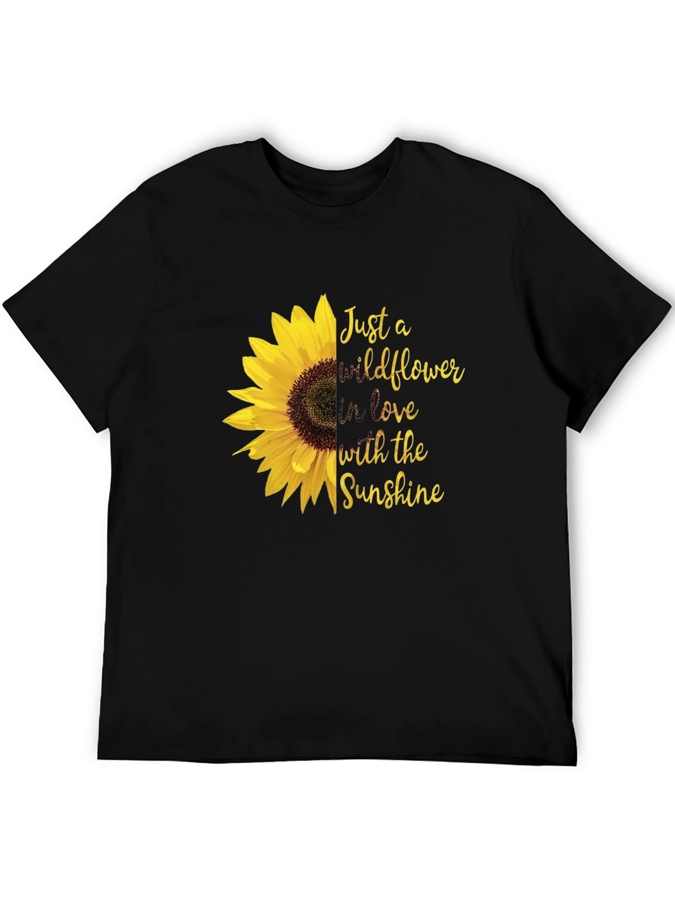 Sunflower Graphic T-Shirt - Nature Lover Tee