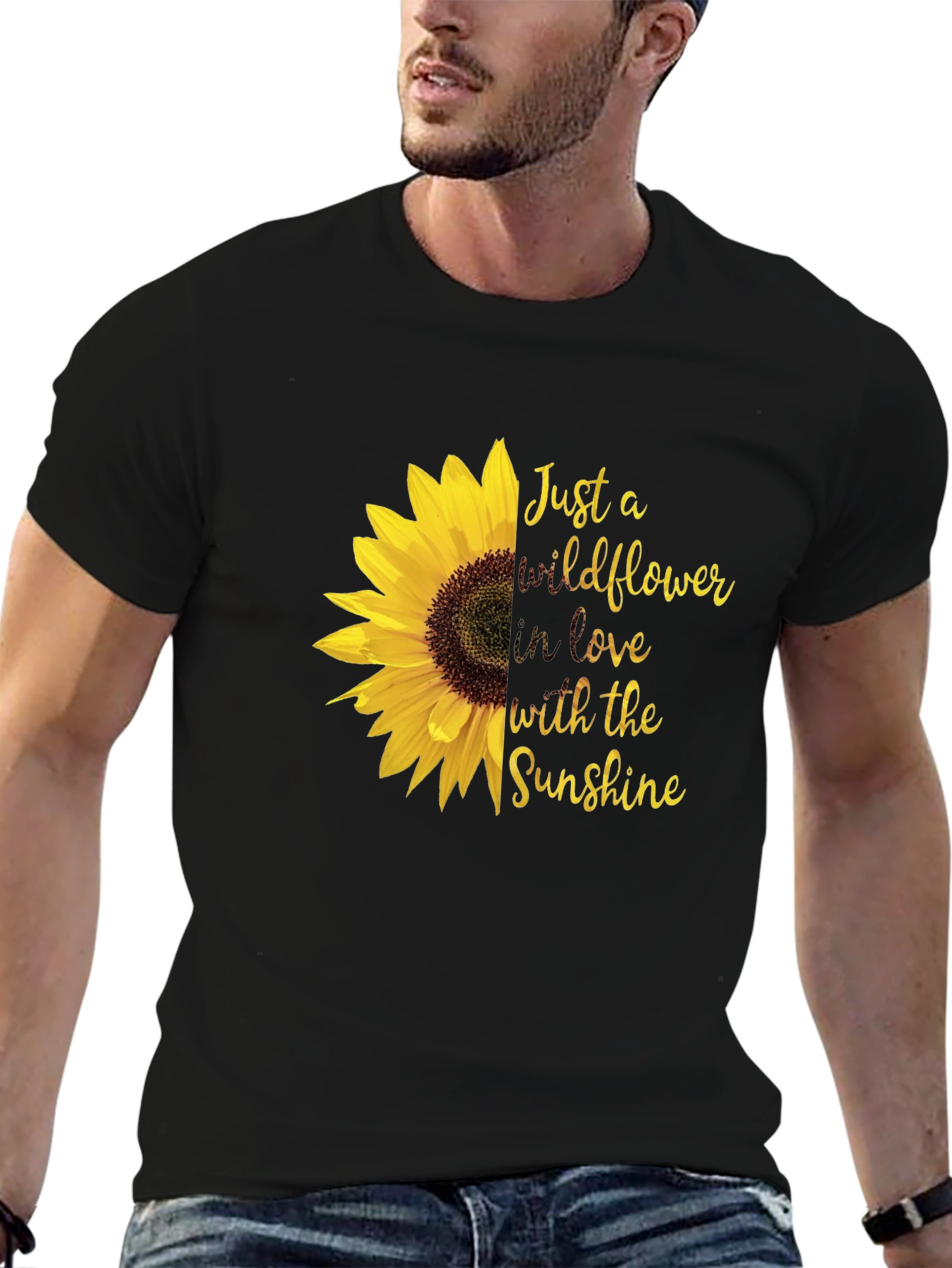 Sunflower Graphic T-Shirt - Nature Lover Tee