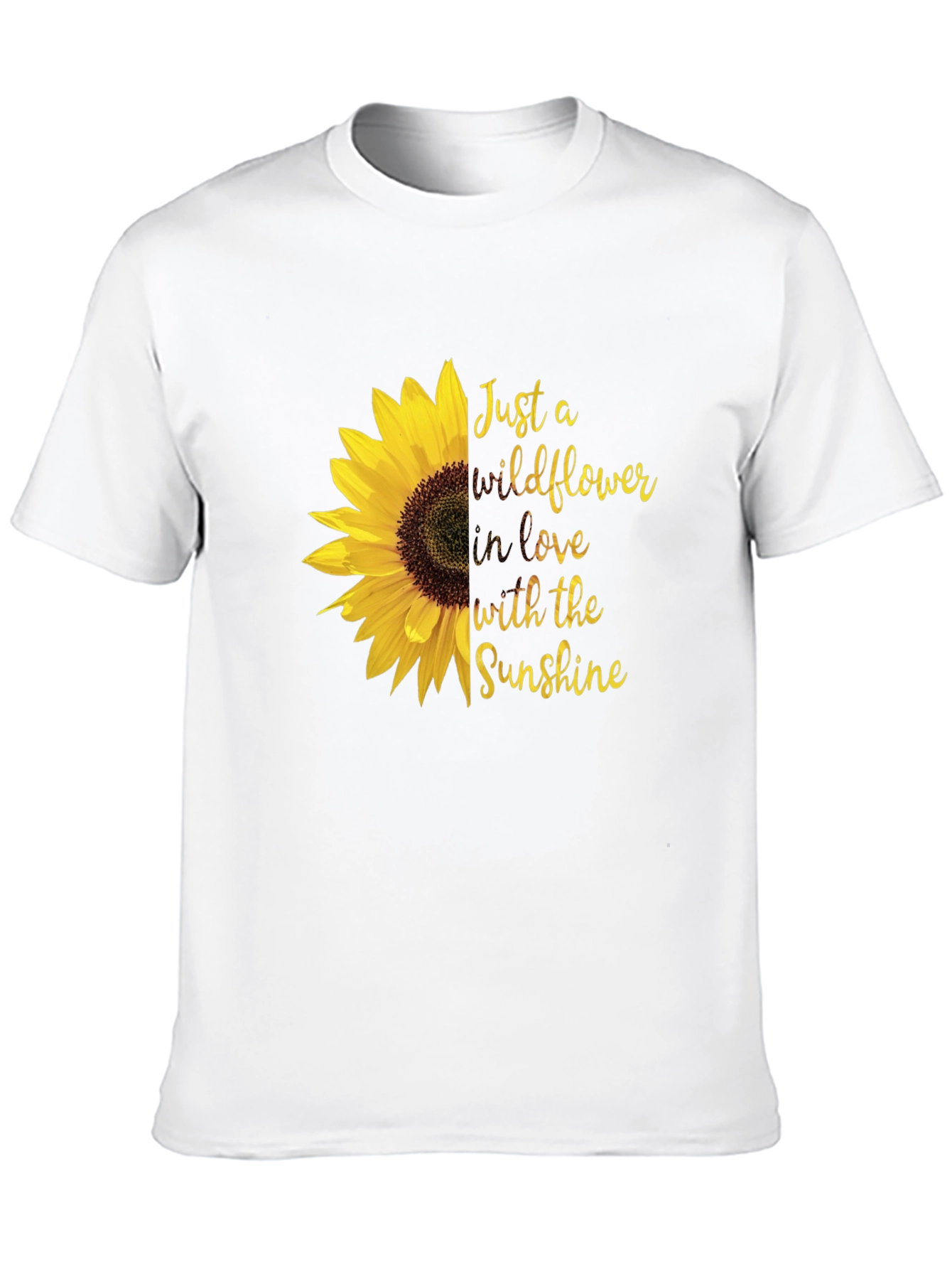 Sunflower Graphic T-Shirt - Nature Lover Tee