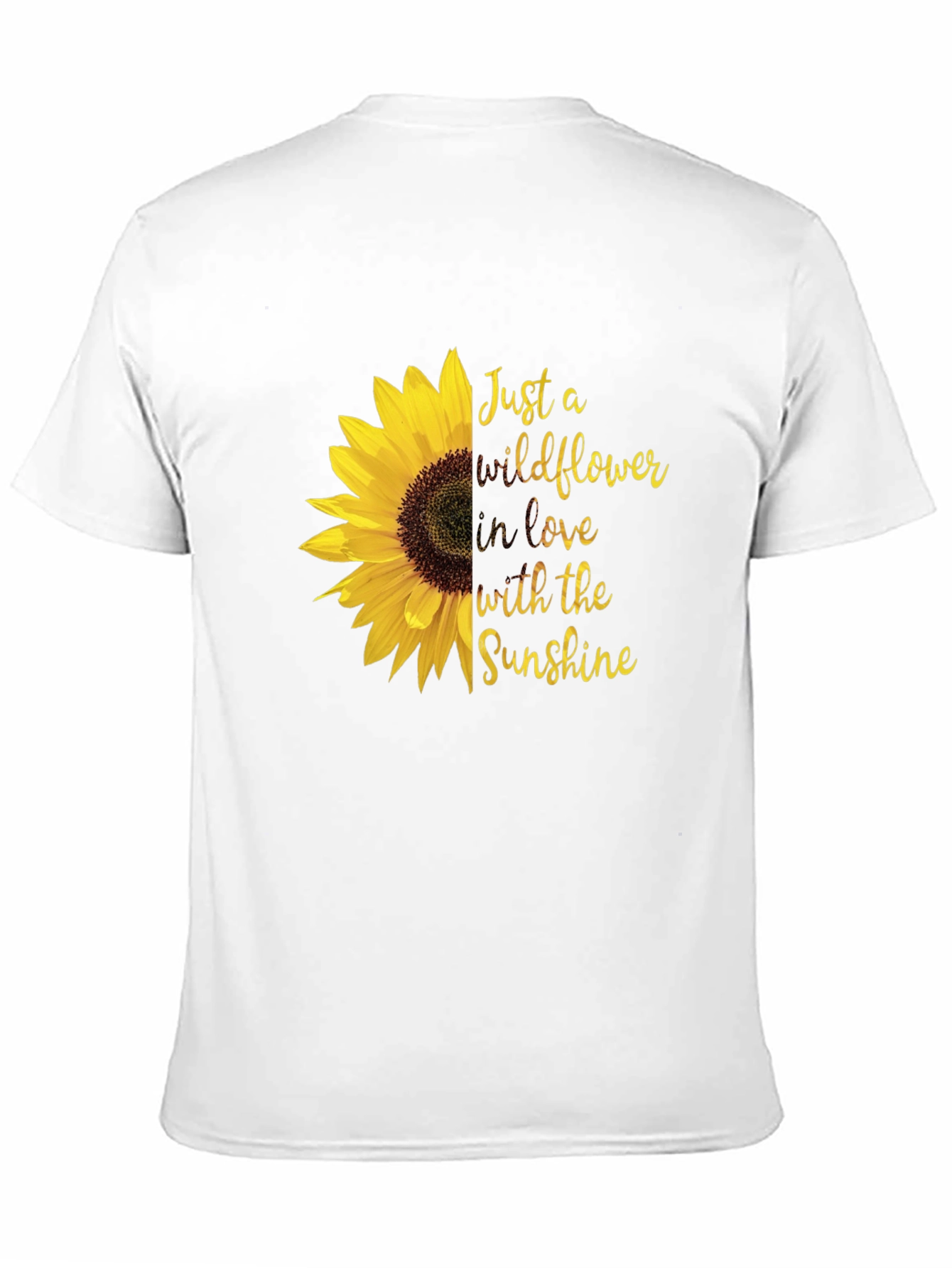 Sunflower Graphic T-Shirt - Nature Lover Tee