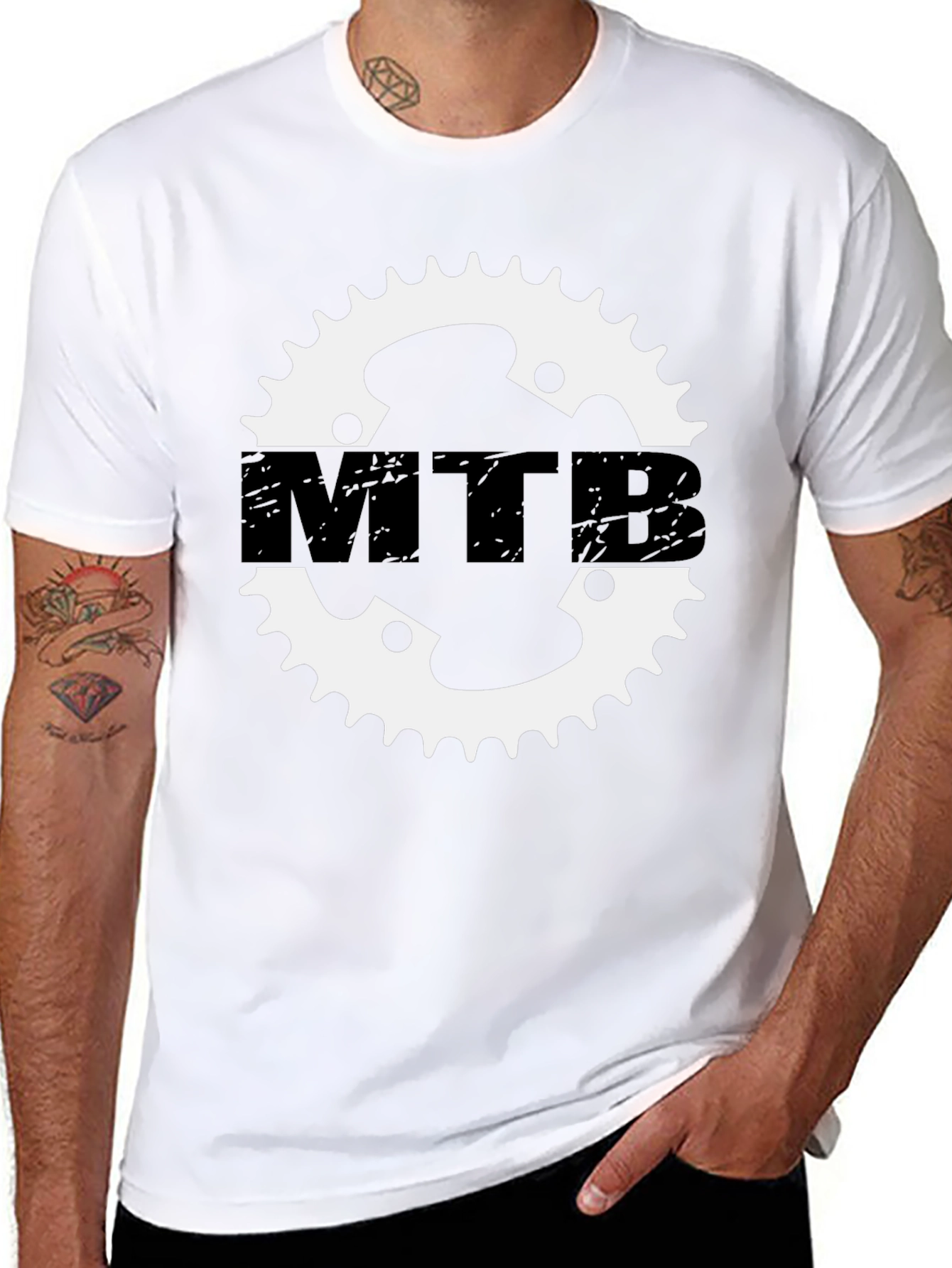 MTB Sprocket T-Shirt - Mountain Biking Tee