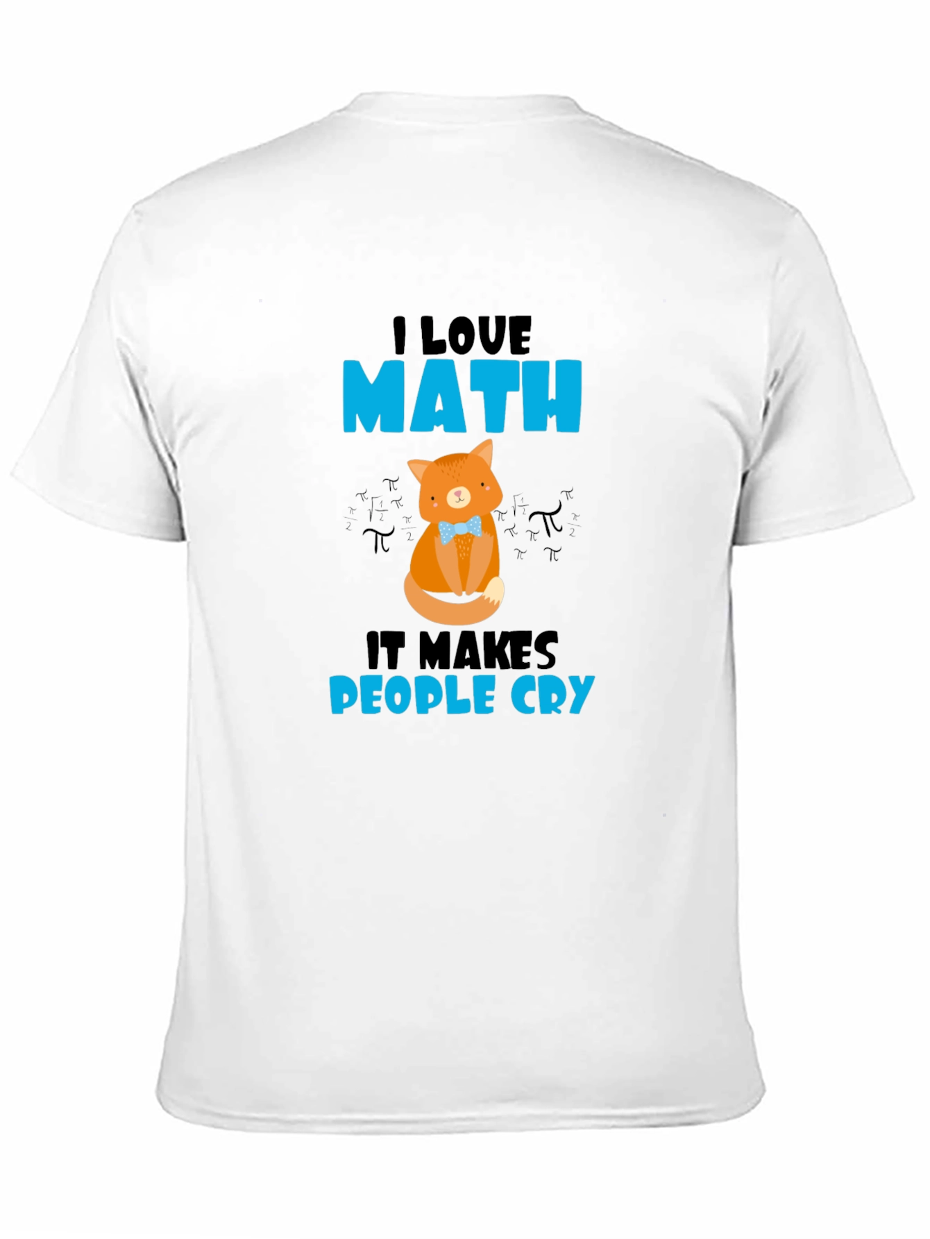 I Love Math Cat T-Shirt