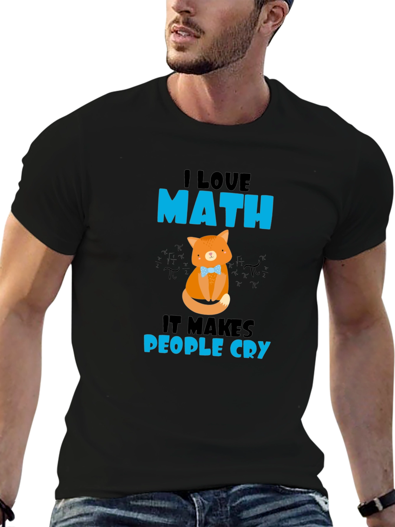 I Love Math Cat T-Shirt