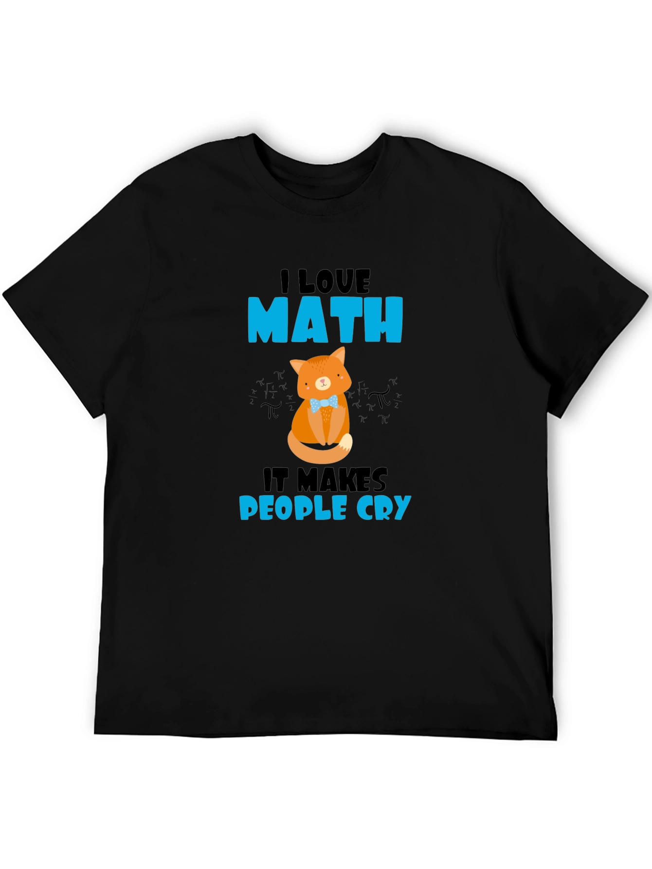 I Love Math Cat T-Shirt