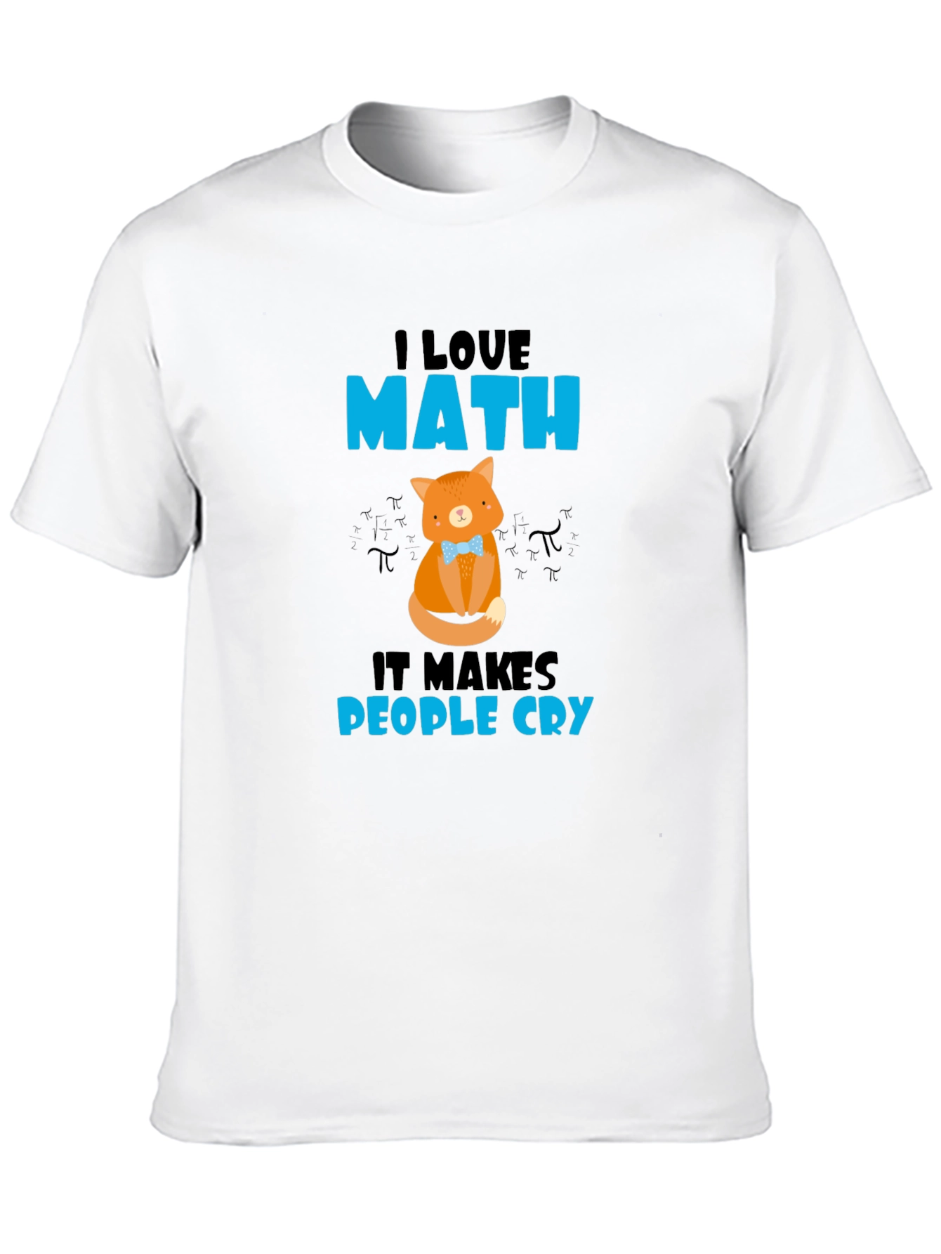 I Love Math Cat T-Shirt