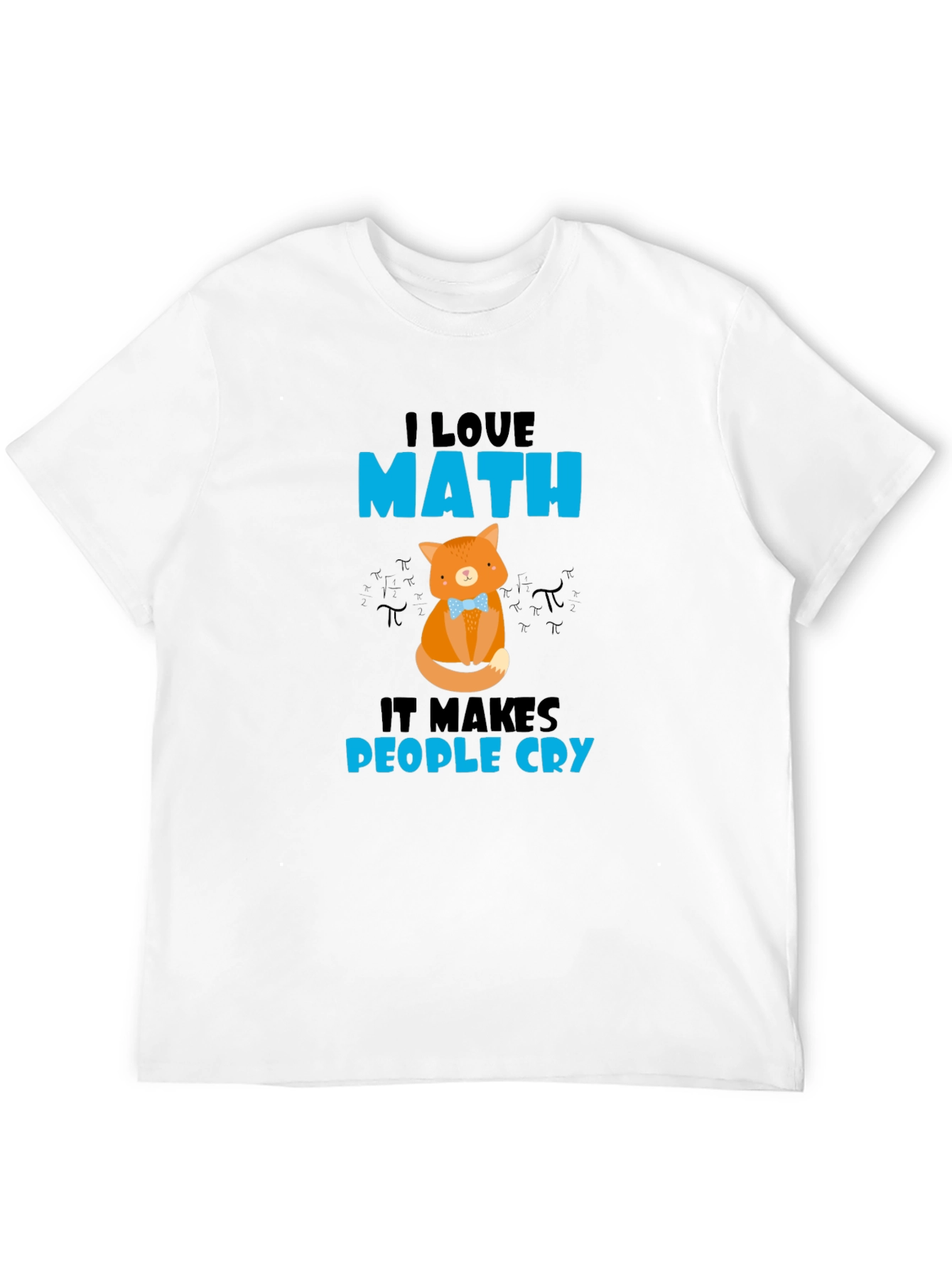 I Love Math Cat T-Shirt