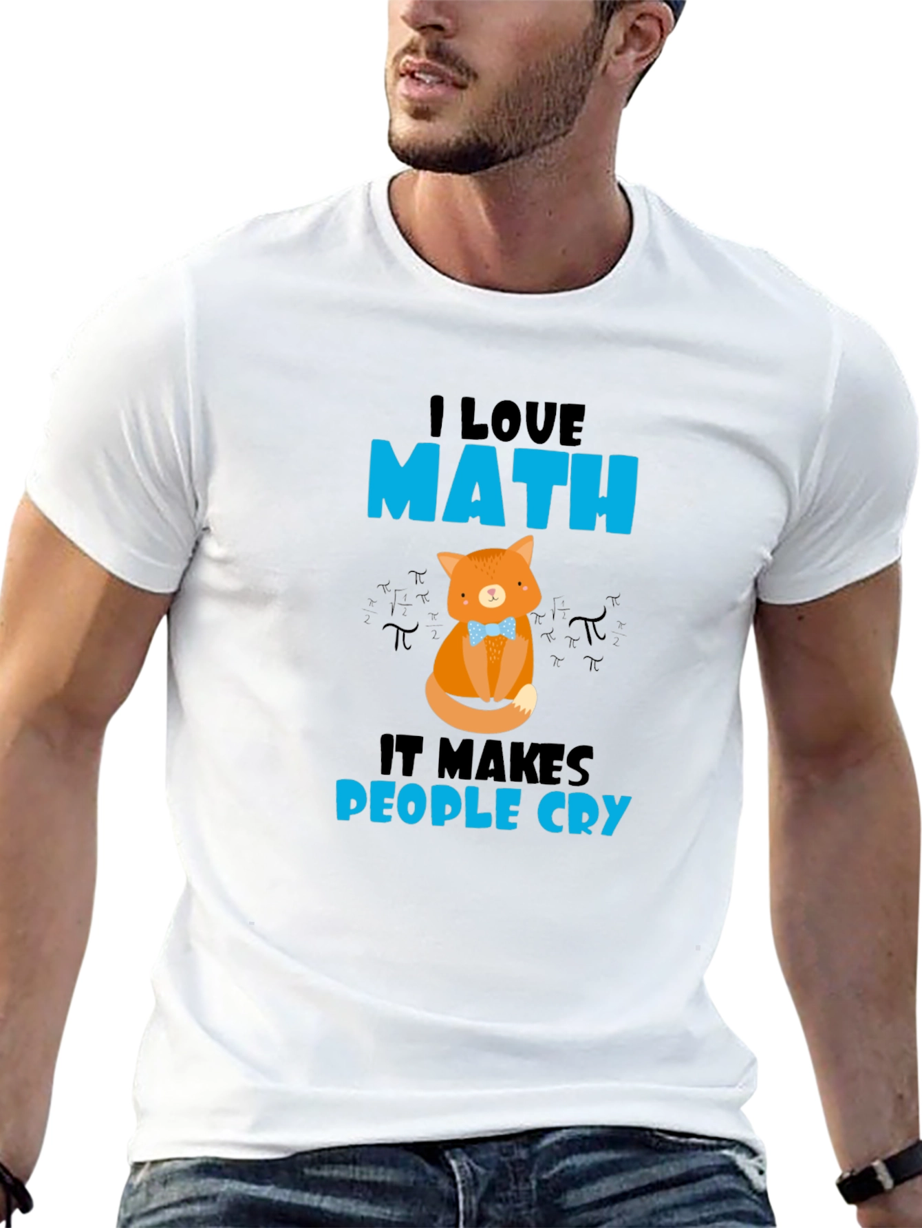 I Love Math Cat T-Shirt