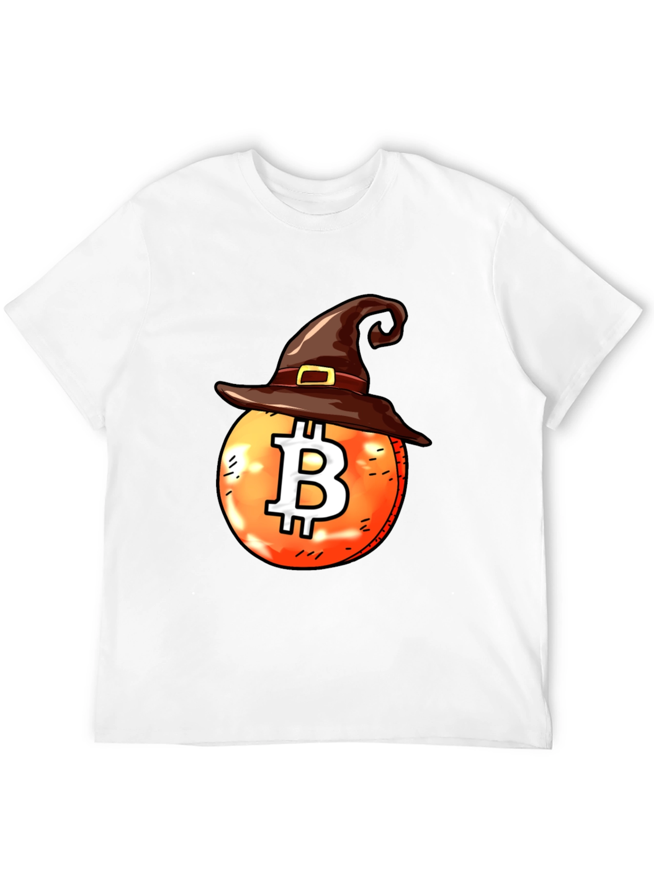 Halloween Bitcoin Witch Hat Tee