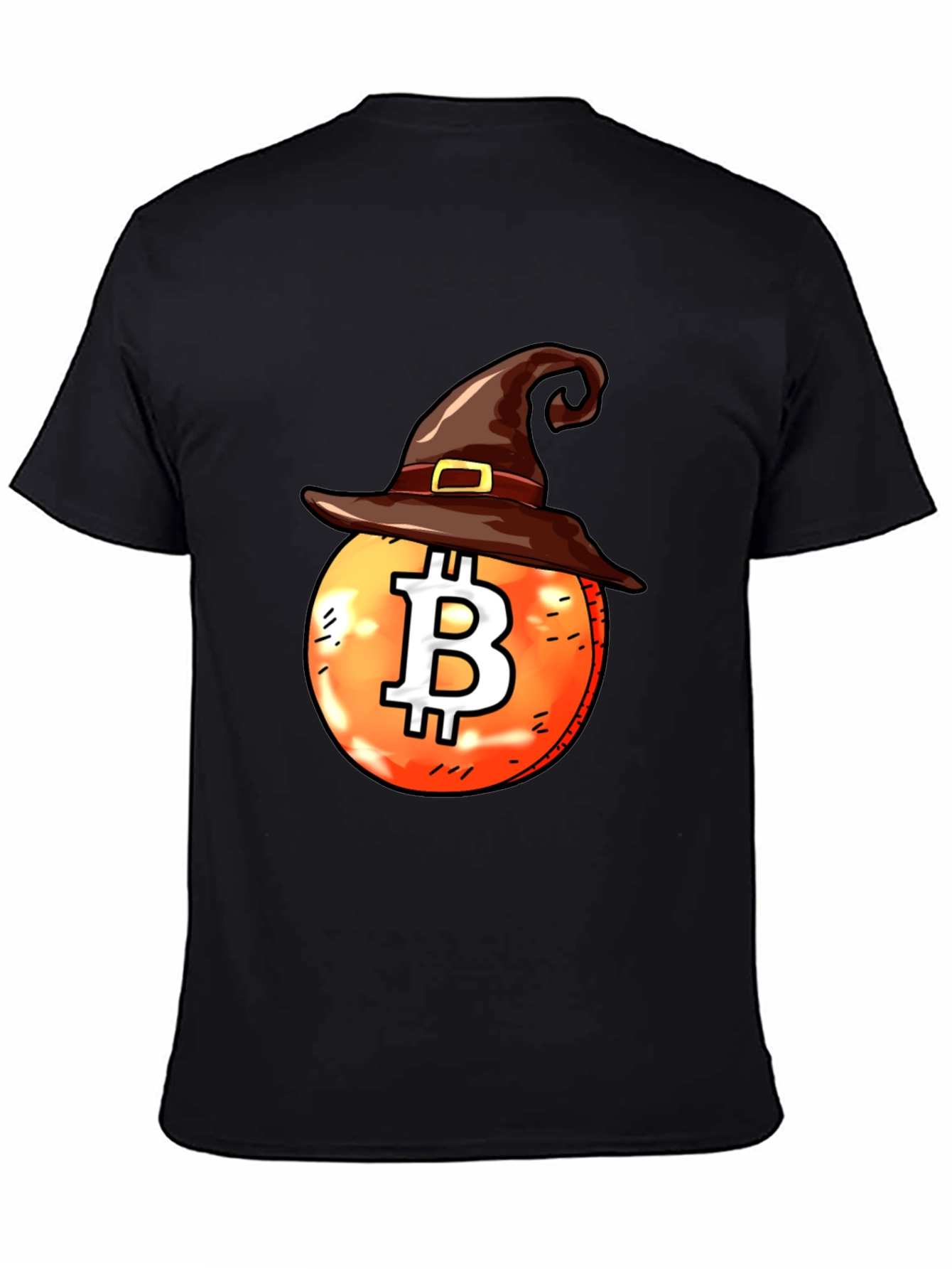 Halloween Bitcoin Witch Hat Tee