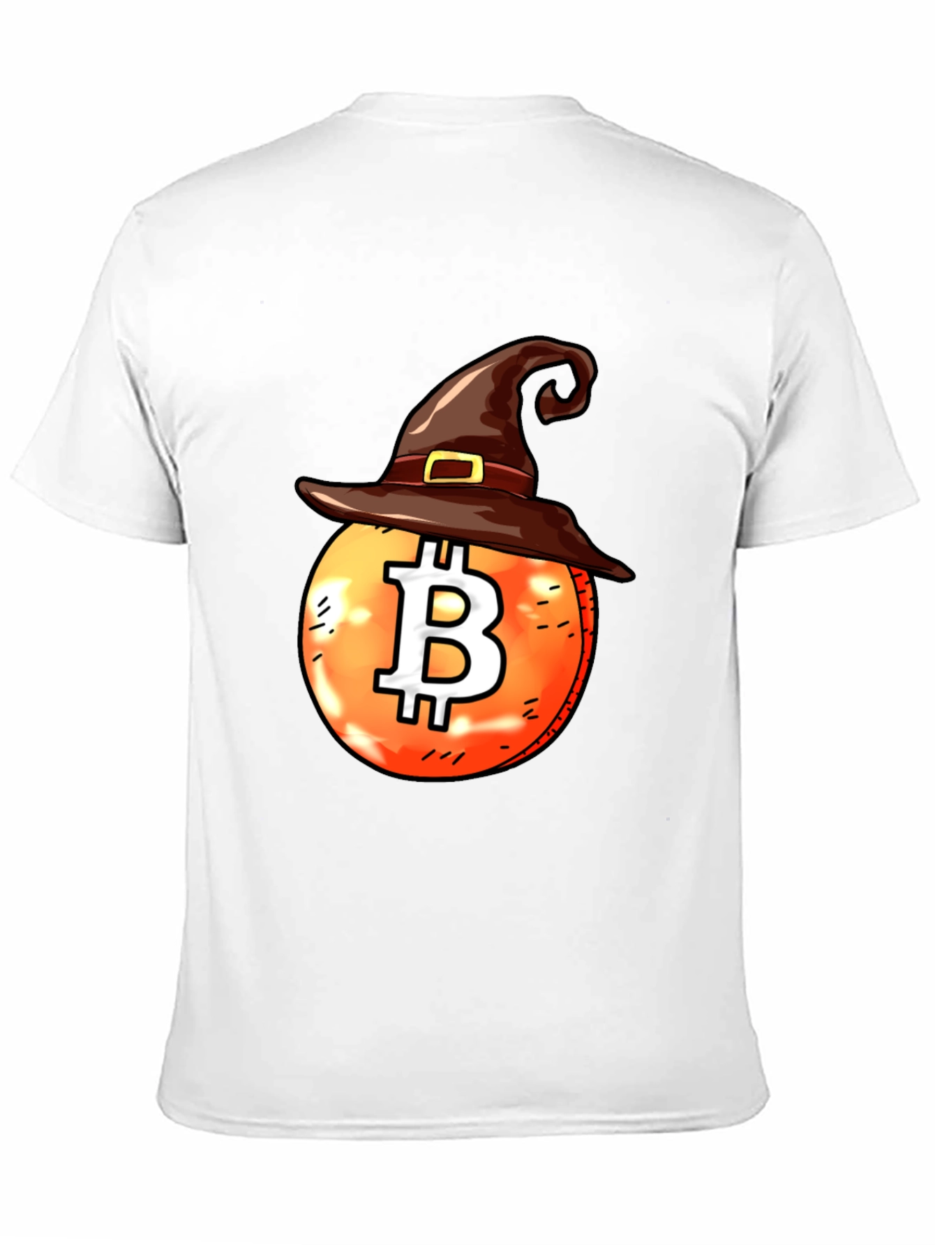 Halloween Bitcoin Witch Hat Tee