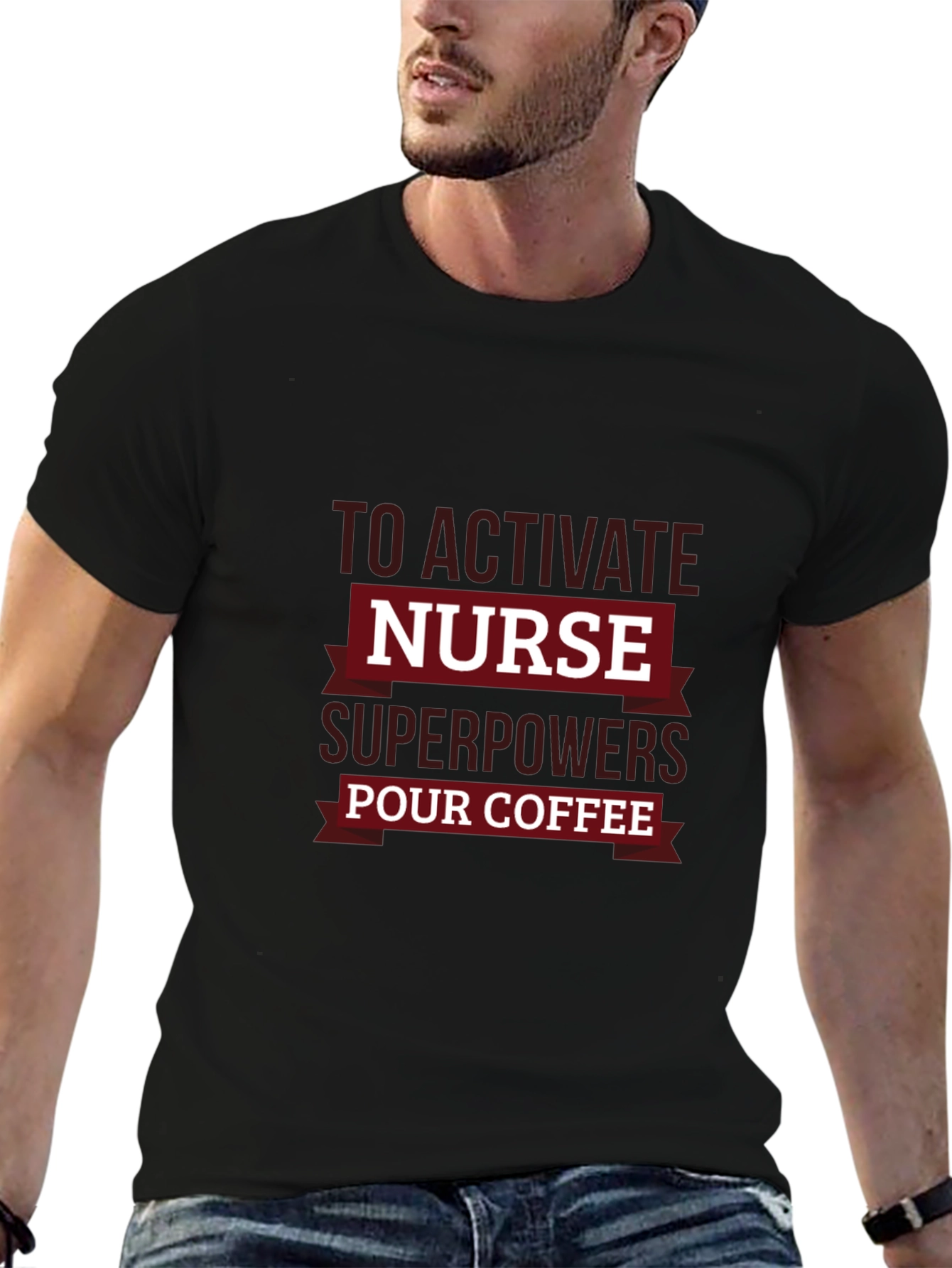 Nurse Superpowers Coffee T-Shirt