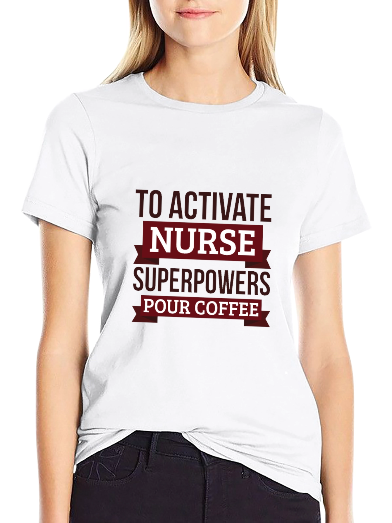 Nurse Superpowers Coffee T-Shirt