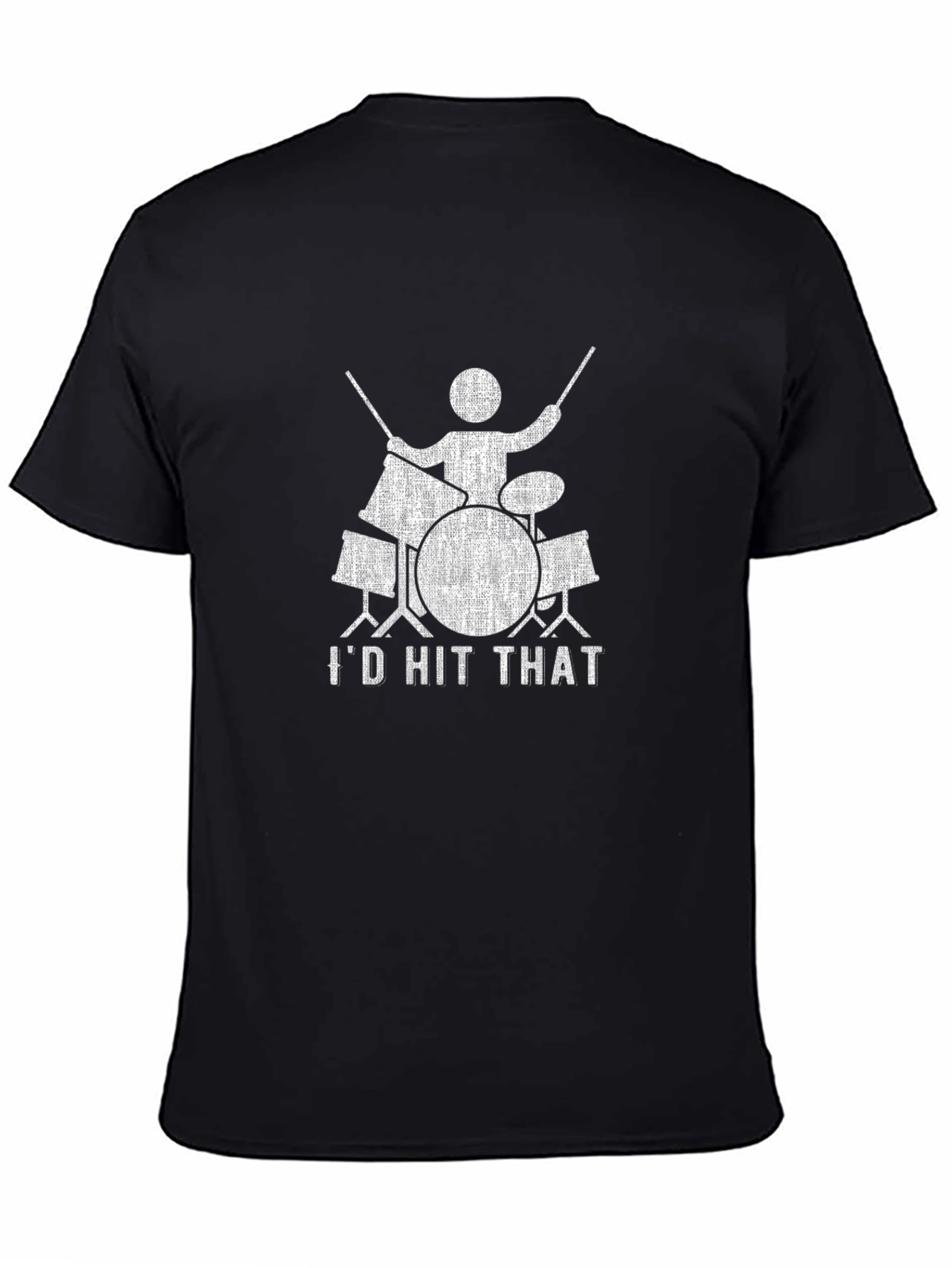Id Hit That Drum Set T-Shirt - Musician Tee