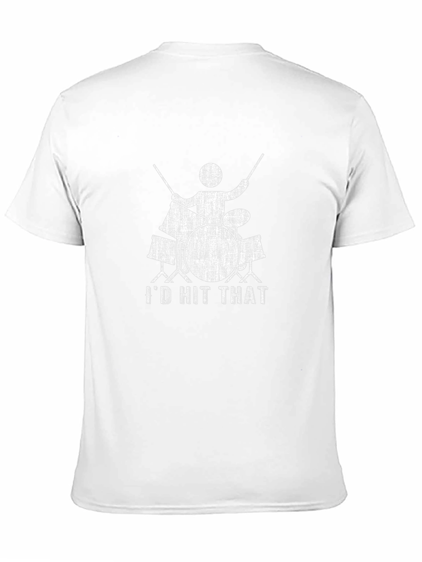 Id Hit That Drum Set T-Shirt - Musician Tee