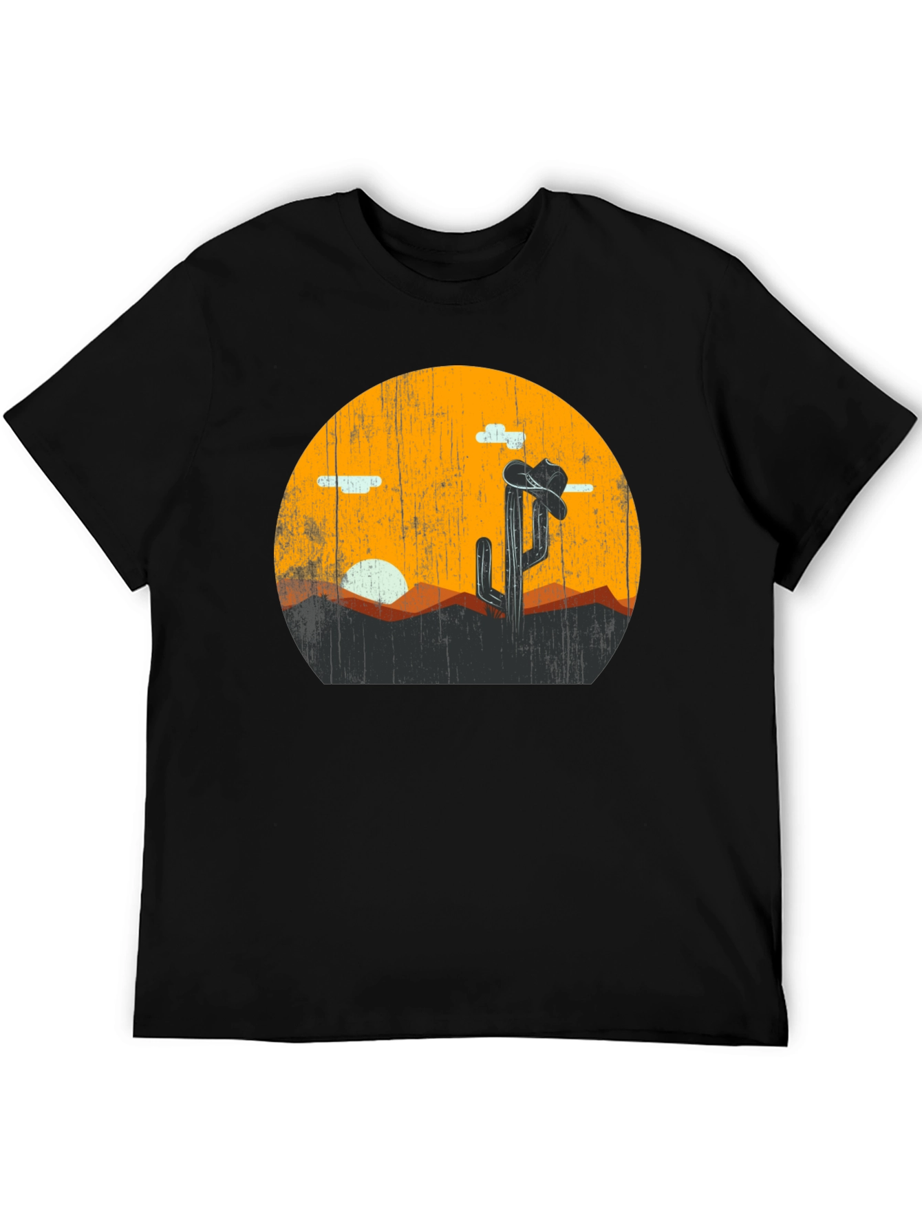 Desert Cactus Sunset Graphic Tee