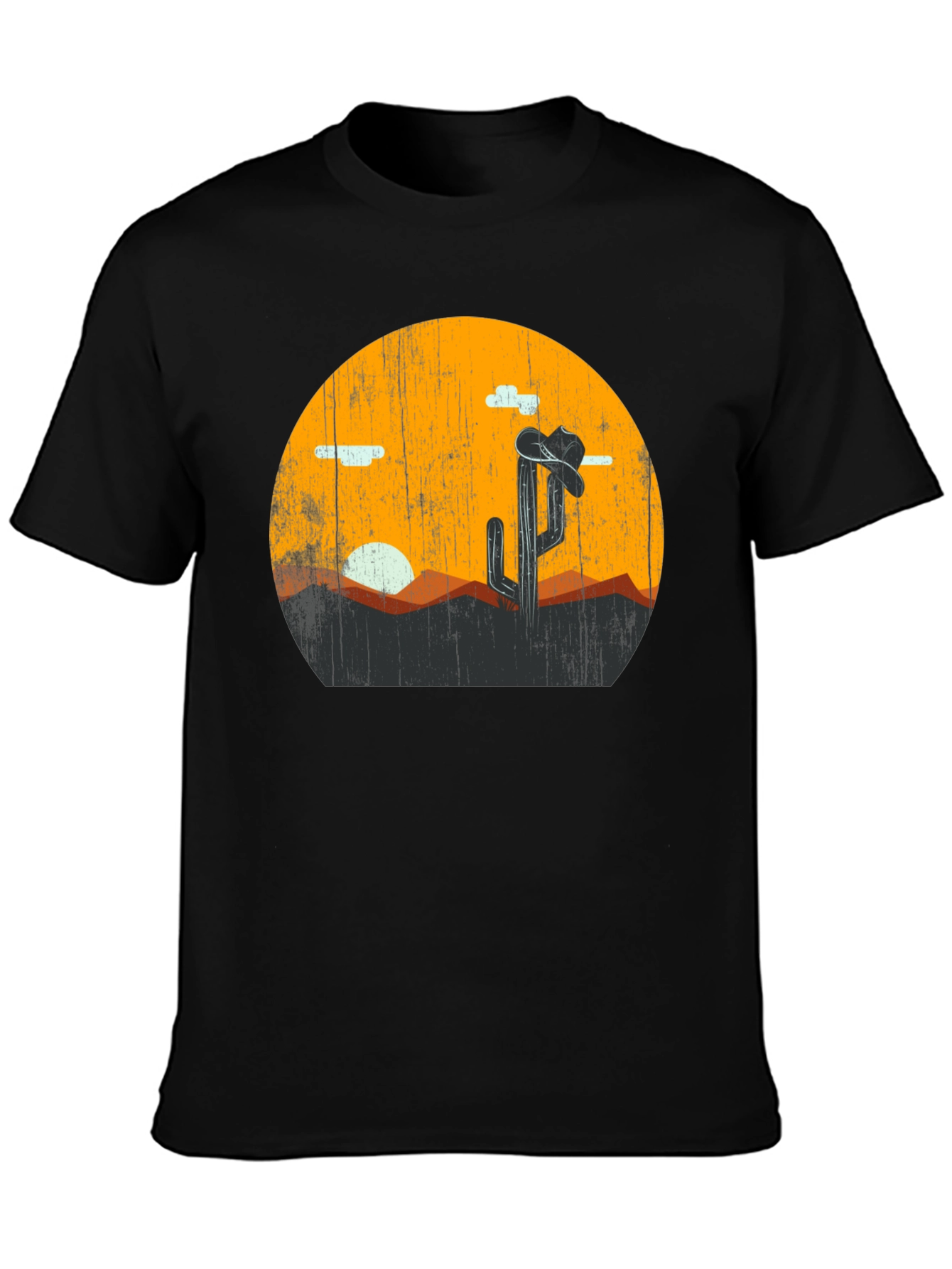 Desert Cactus Sunset Graphic Tee