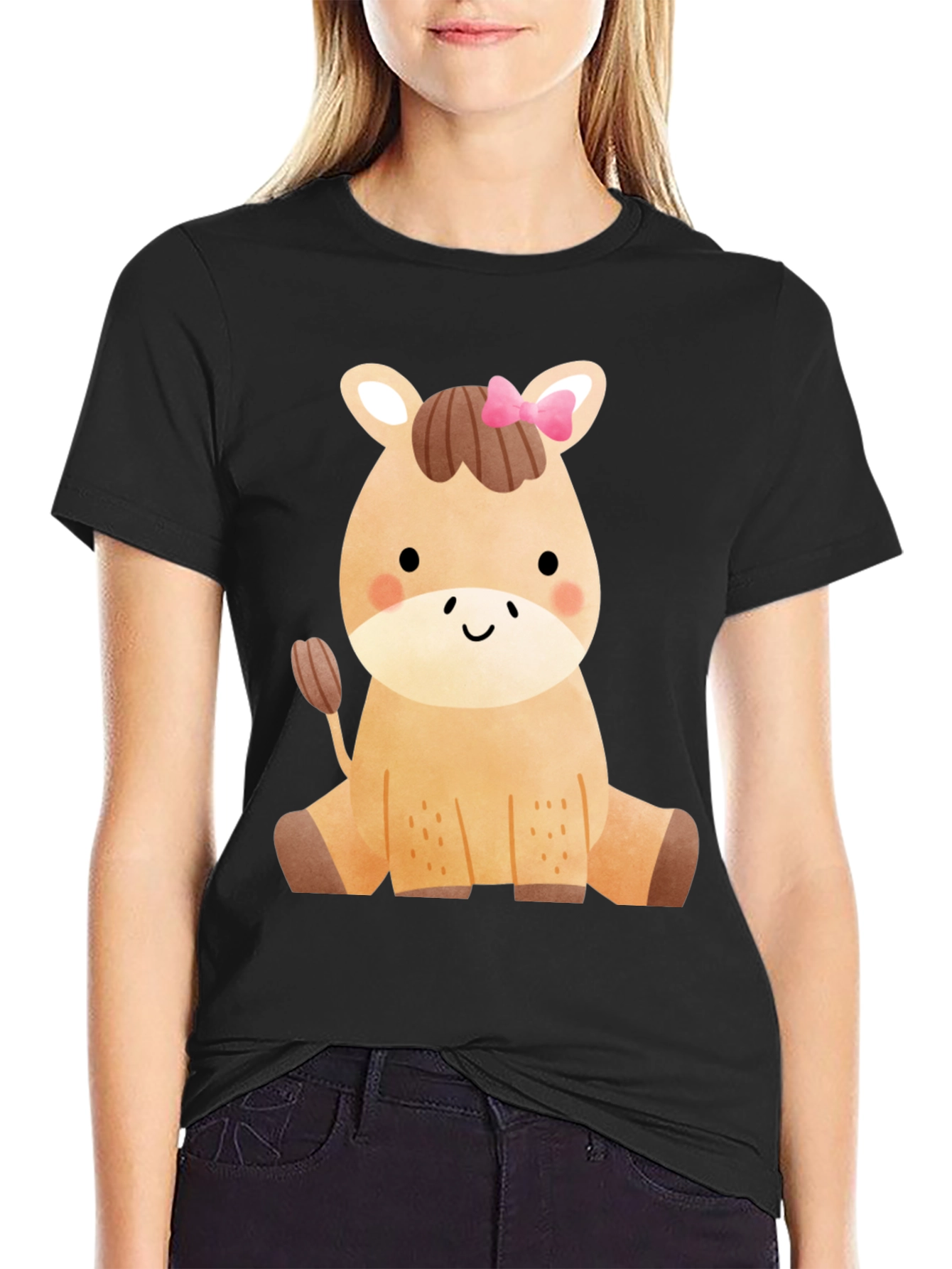 Cute Horse Graphic T-Shirt - Fun Animal Tee