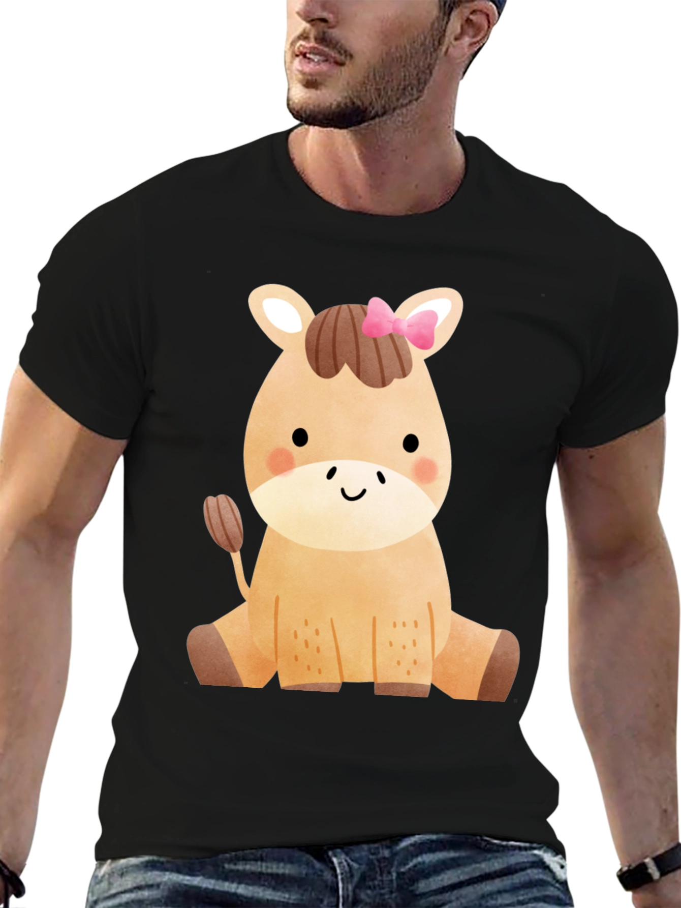 Cute Horse Graphic T-Shirt - Fun Animal Tee
