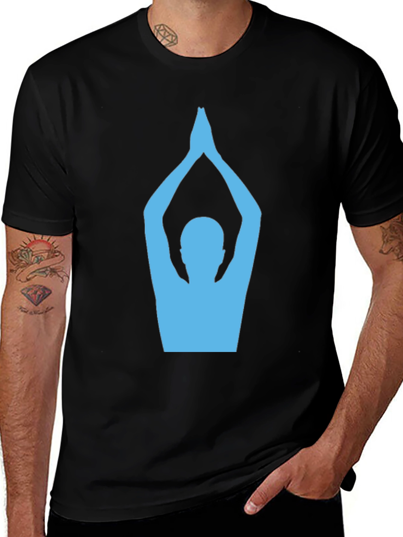Yoga Pose Graphic T-Shirt