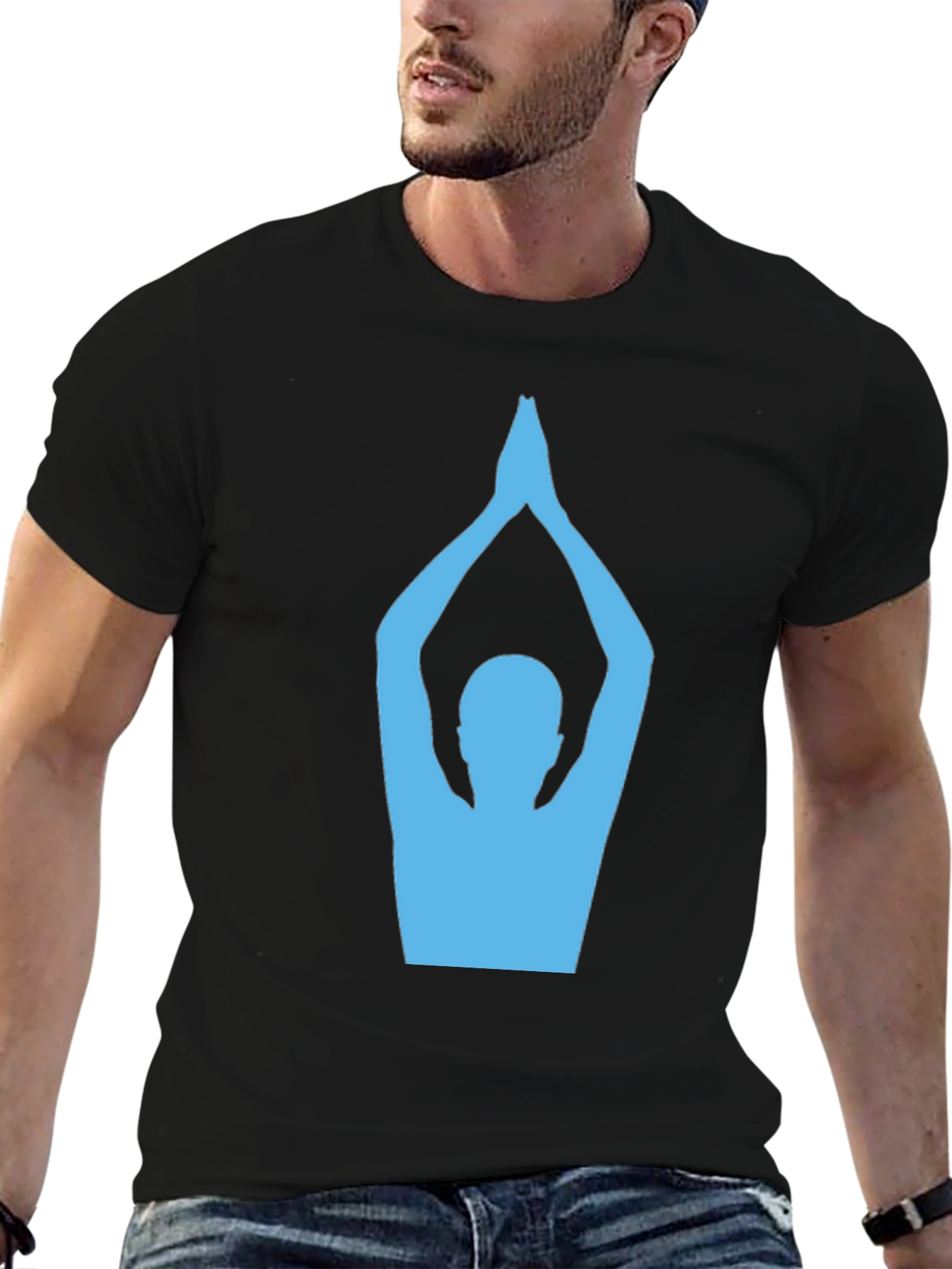 Yoga Pose Graphic T-Shirt