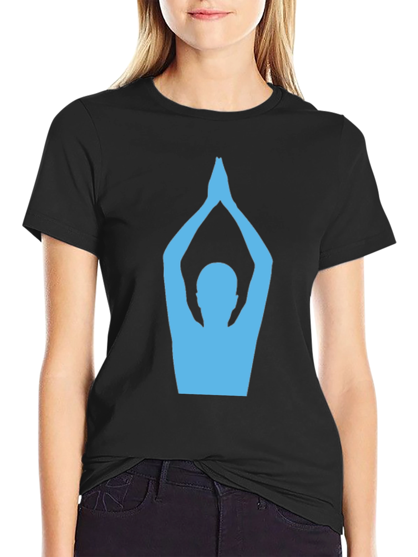 Yoga Pose Graphic T-Shirt