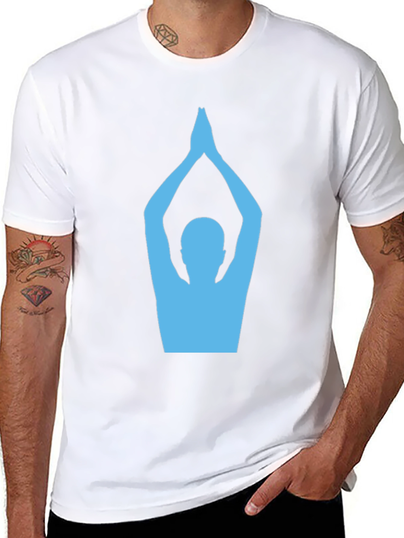 Yoga Pose Graphic T-Shirt