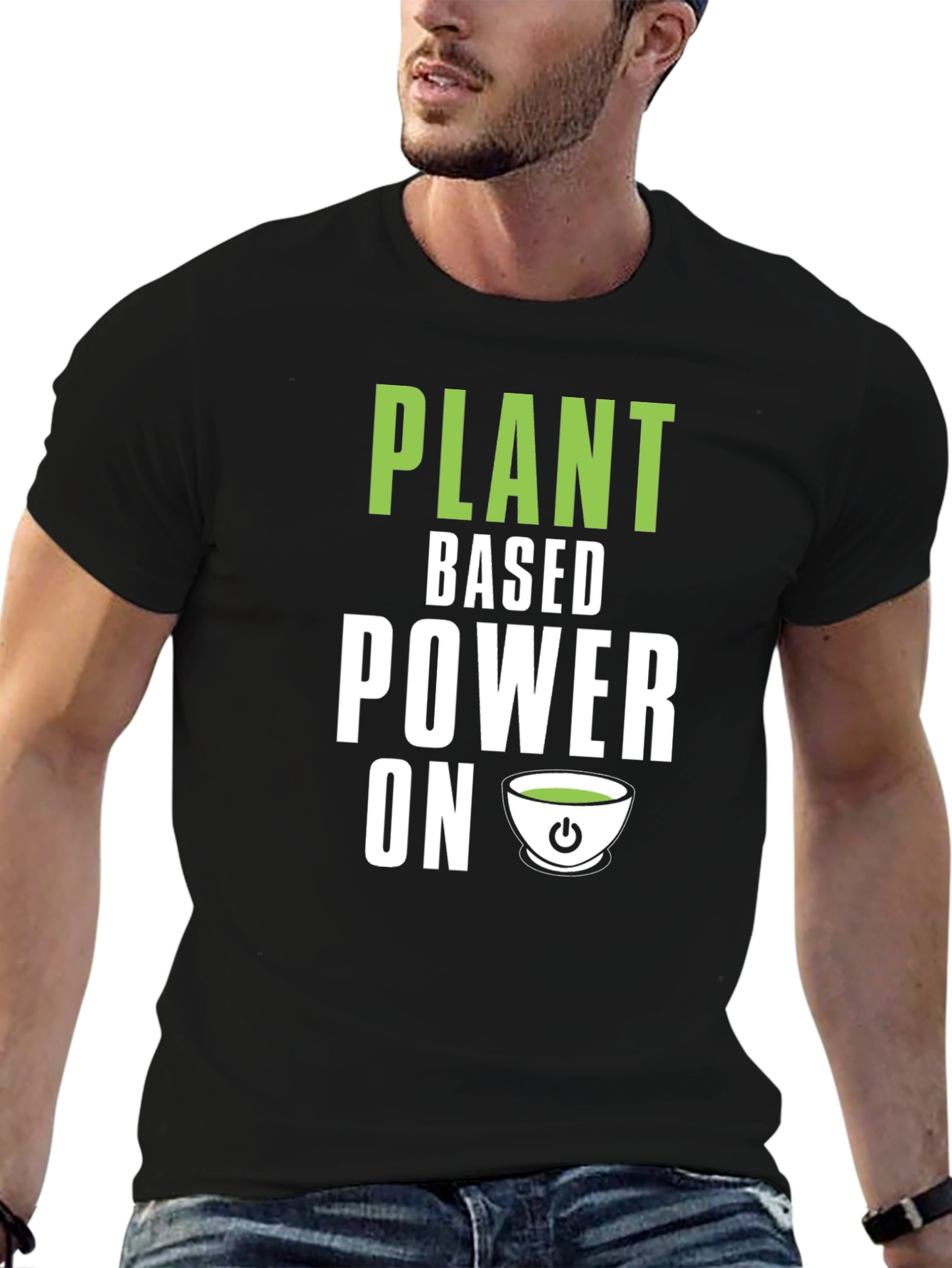 Plant Based Power On Graphic Tee