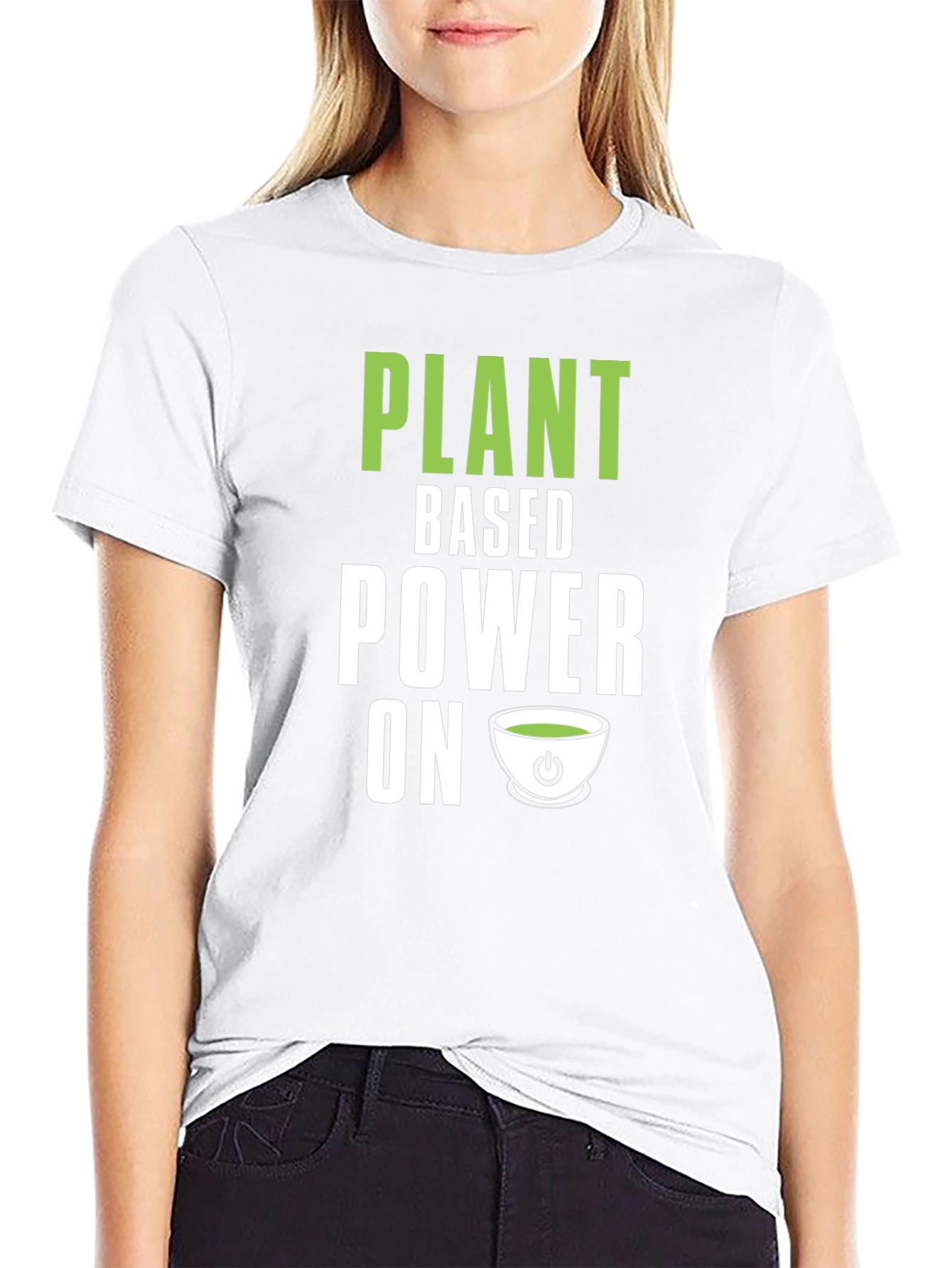 Plant Based Power On Graphic Tee