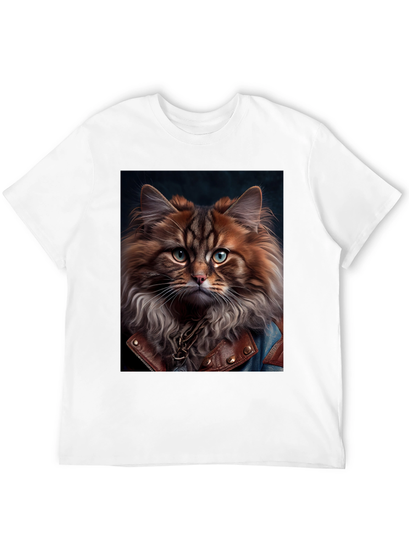 Cool Cat T-Shirt - Stylish Feline Design