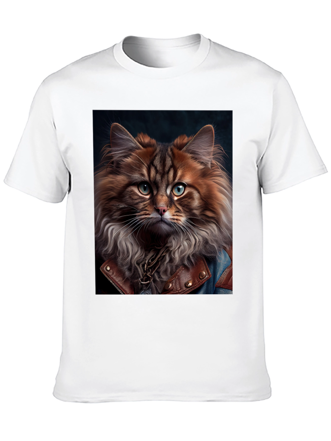 Cool Cat T-Shirt - Stylish Feline Design