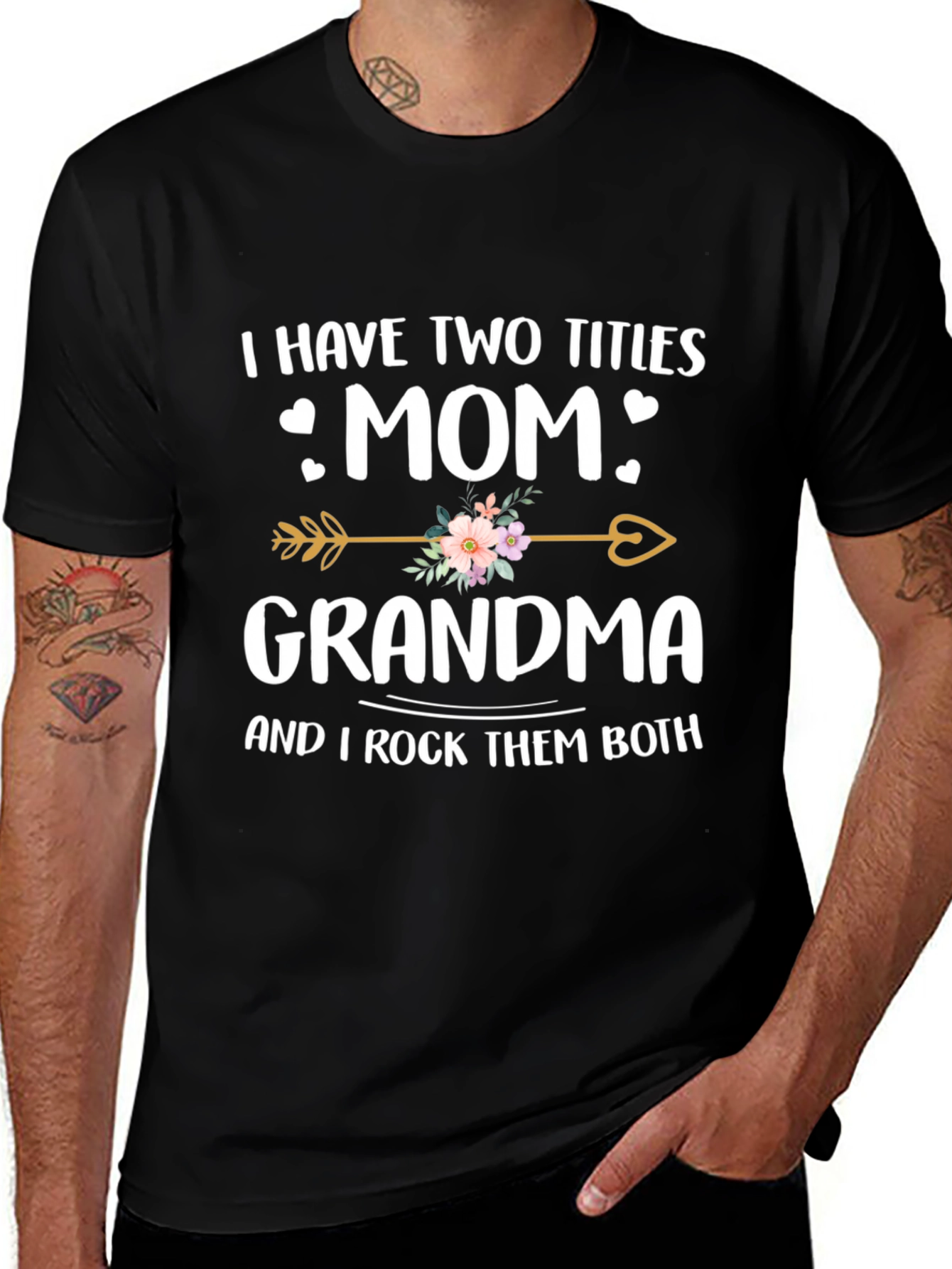 Mom Grandma T-Shirt: I Rock Them Both!