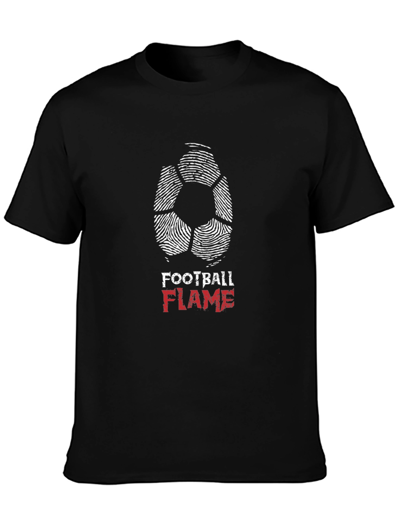 Football Flame Graphic T-Shirt