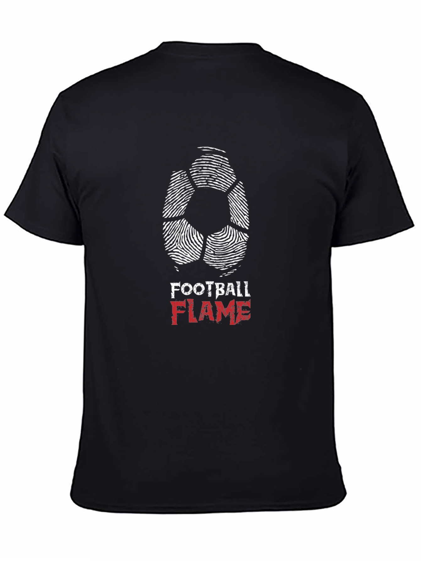 Football Flame Graphic T-Shirt