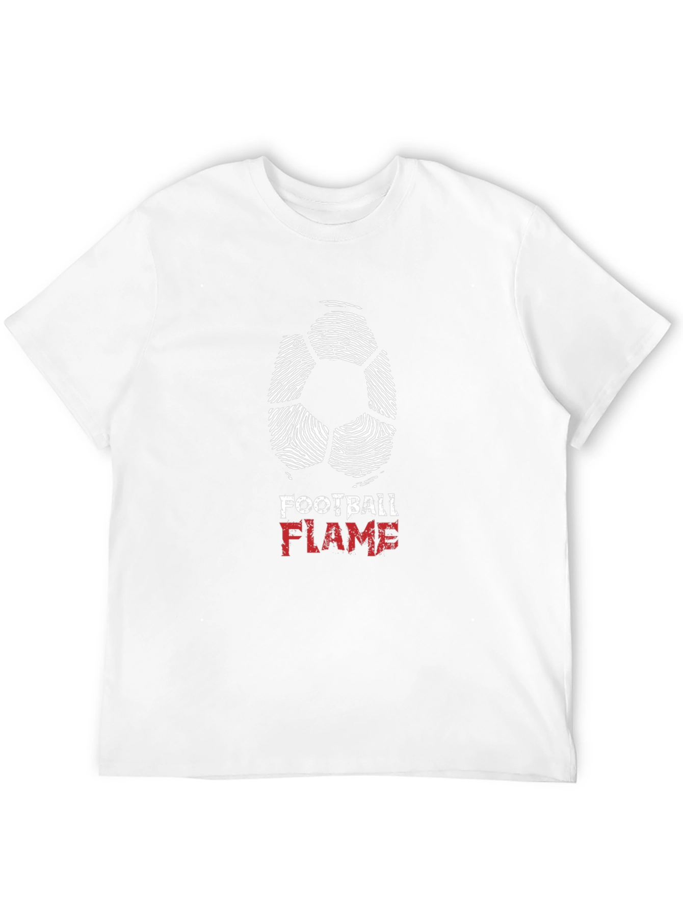 Football Flame Graphic T-Shirt