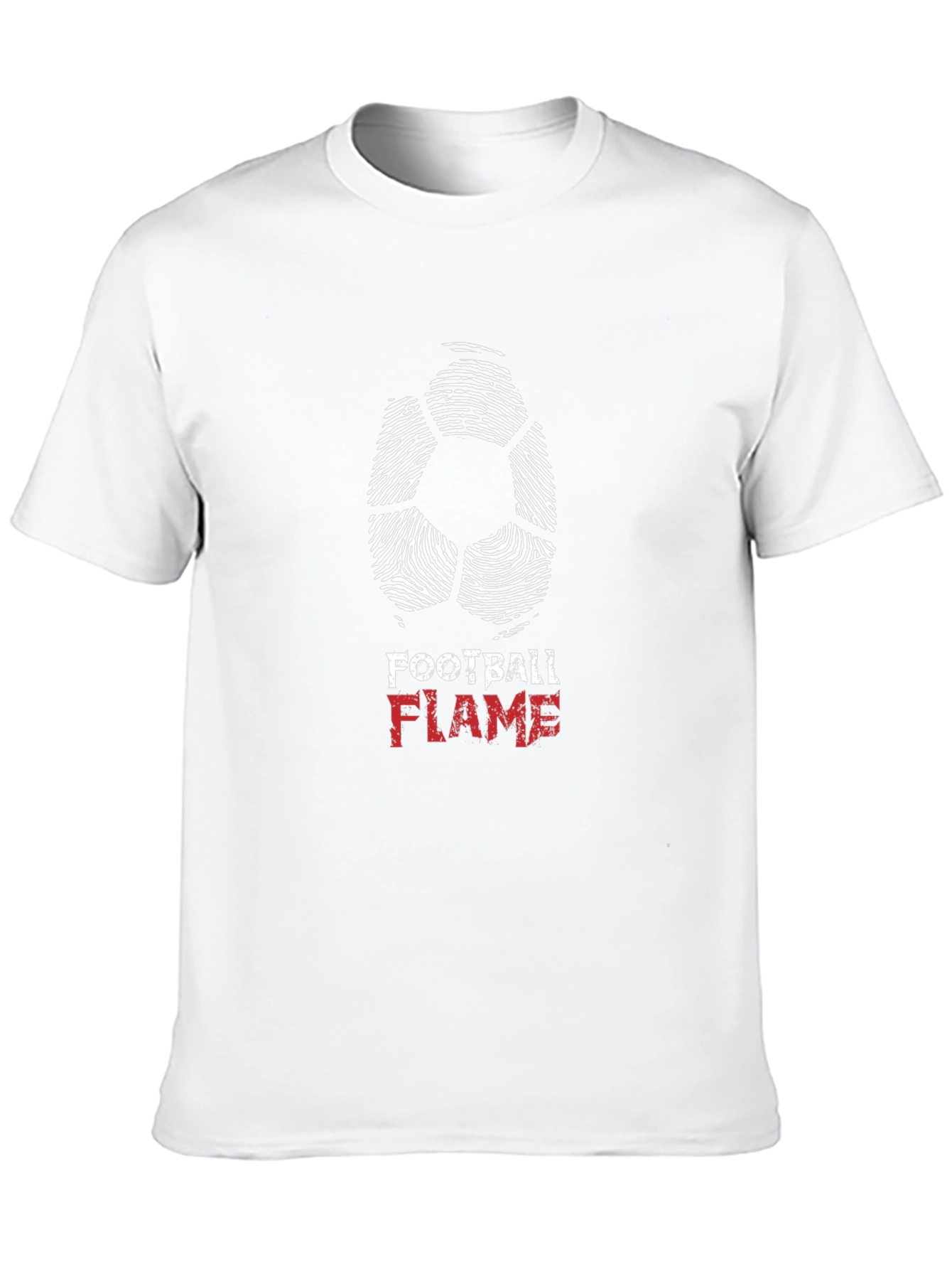 Football Flame Graphic T-Shirt