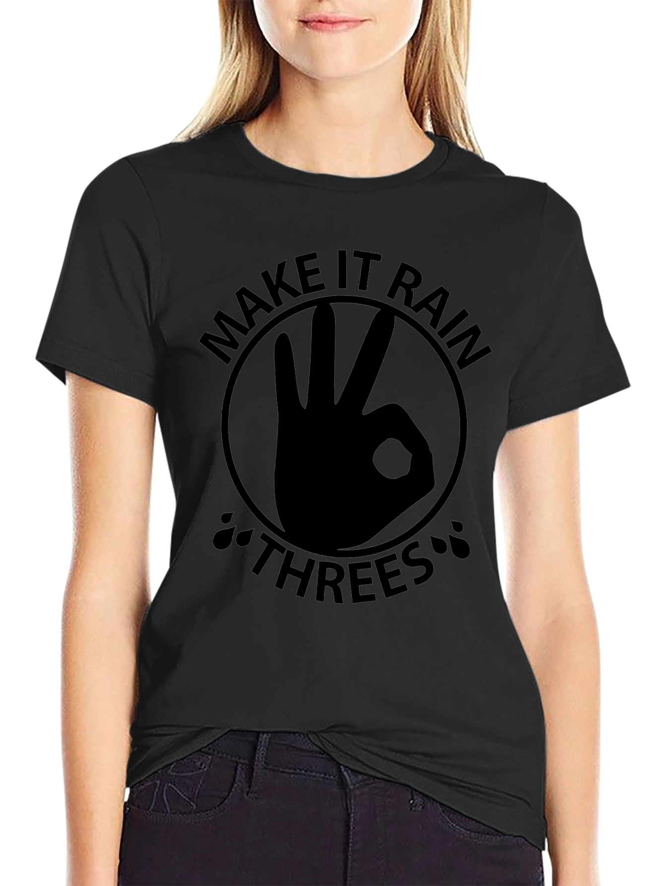 Make It Rain Threes Graphic T-Shirt