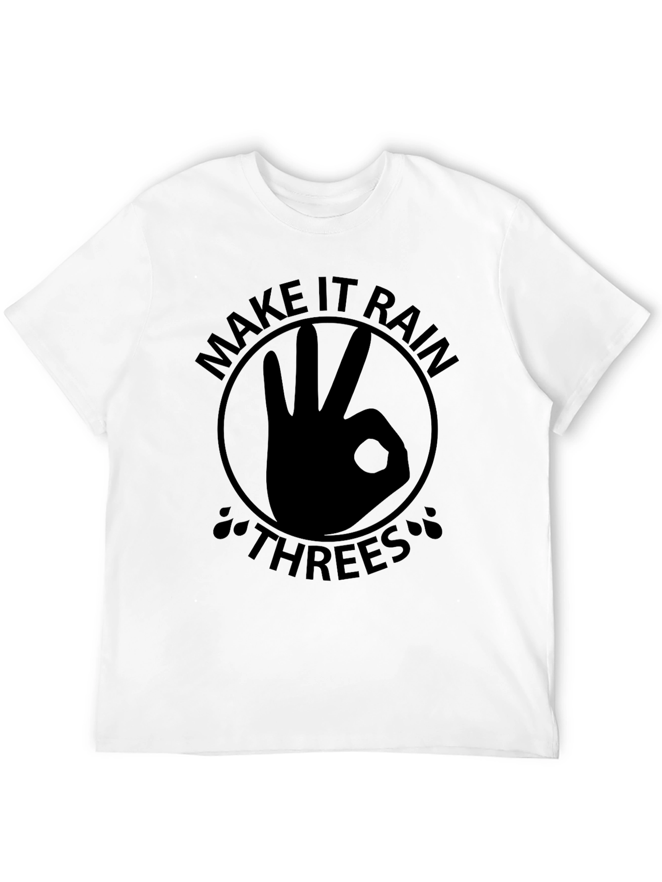 Make It Rain Threes Graphic T-Shirt