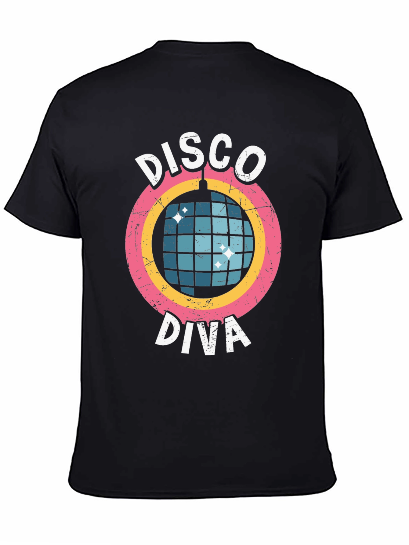 Retro Disco Diva Graphic T-Shirt