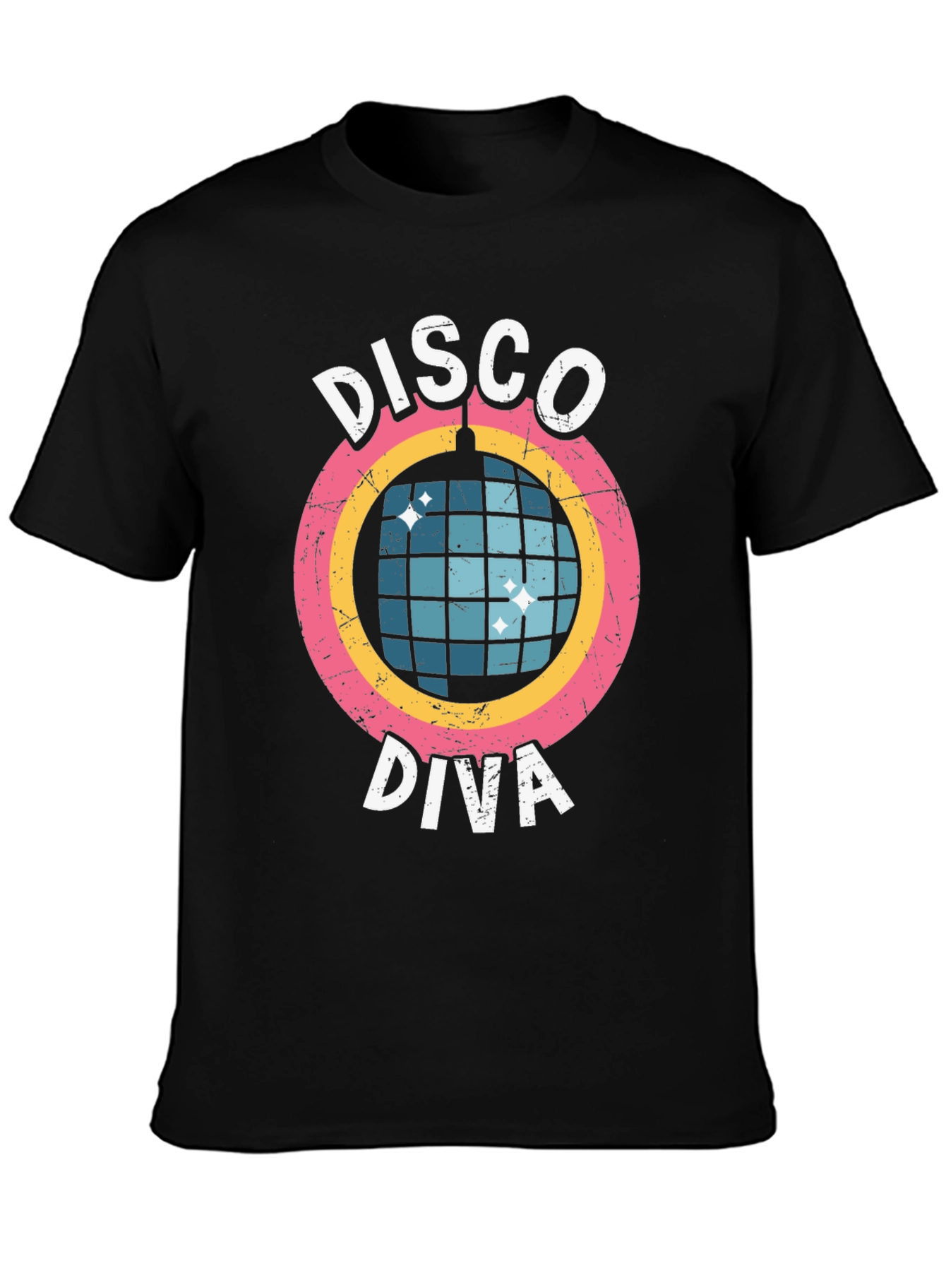 Retro Disco Diva Graphic T-Shirt