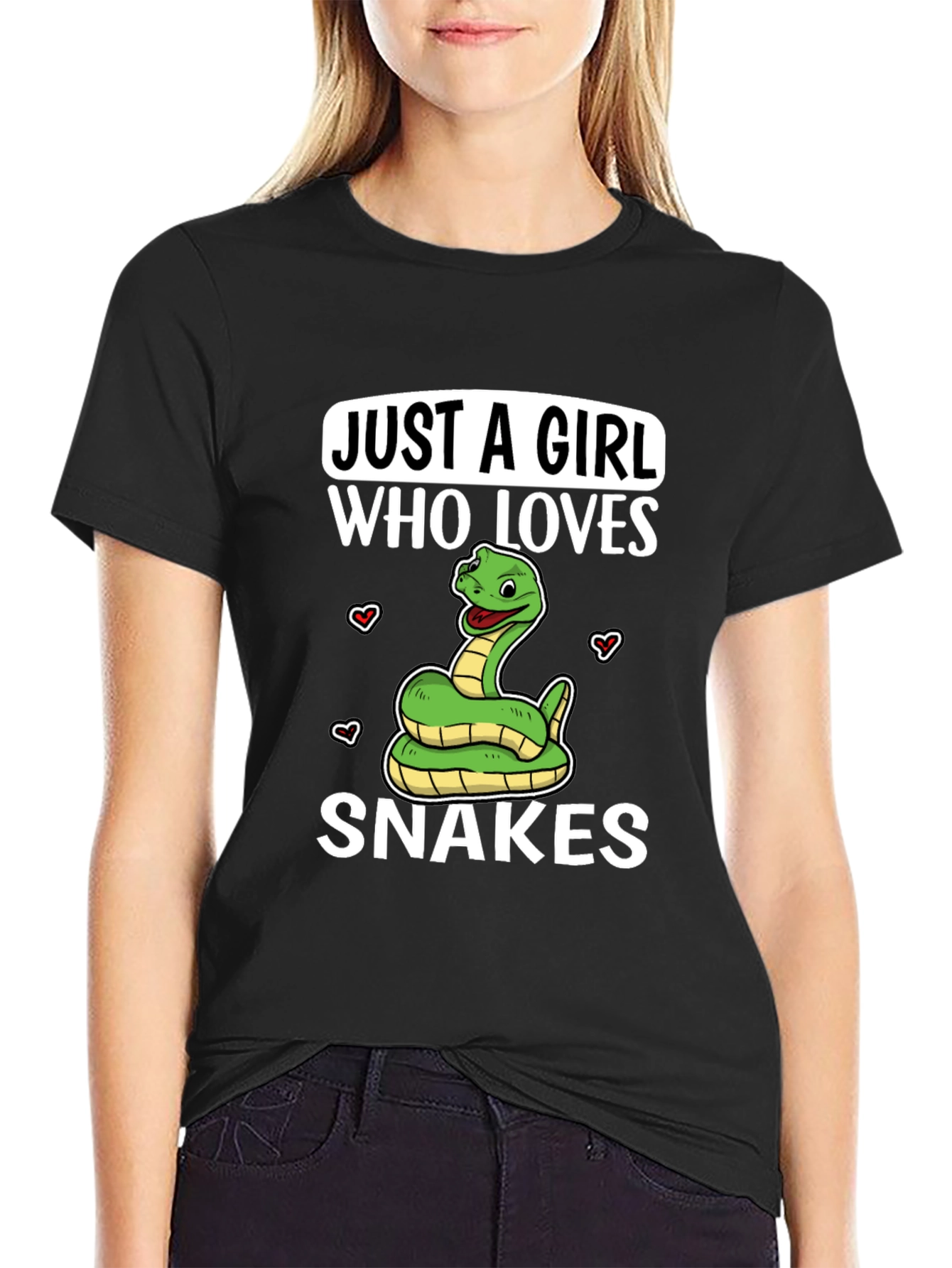 Just a Girl Who Loves Snakes T-Shirt