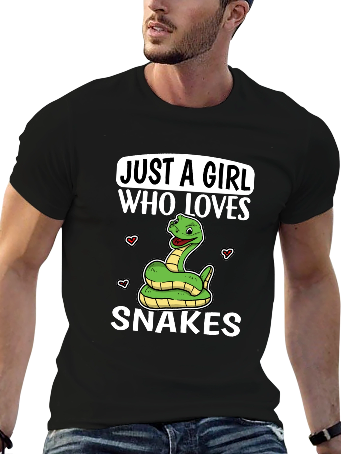Just a Girl Who Loves Snakes T-Shirt