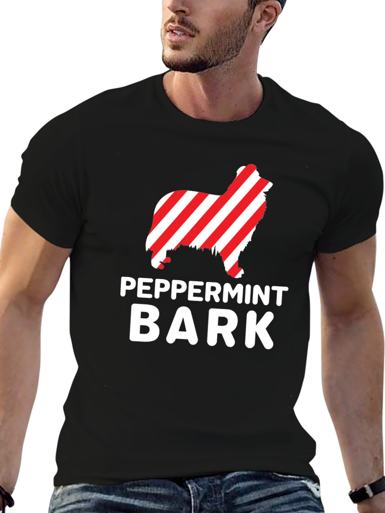 Peppermint Bark Dog Lover T-Shirt
