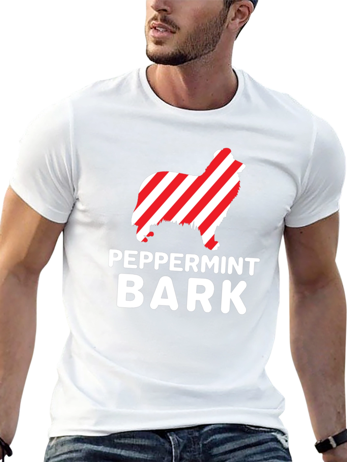 Peppermint Bark Dog Lover T-Shirt