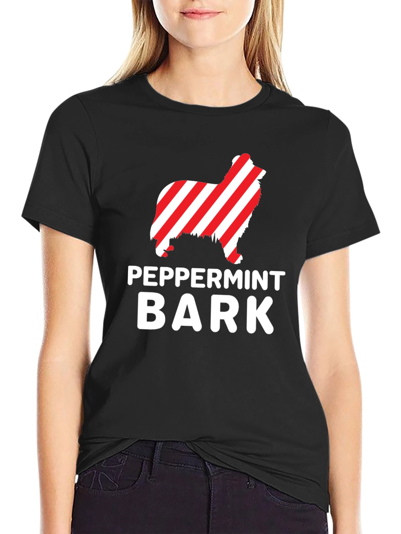 Peppermint Bark Dog Lover T-Shirt