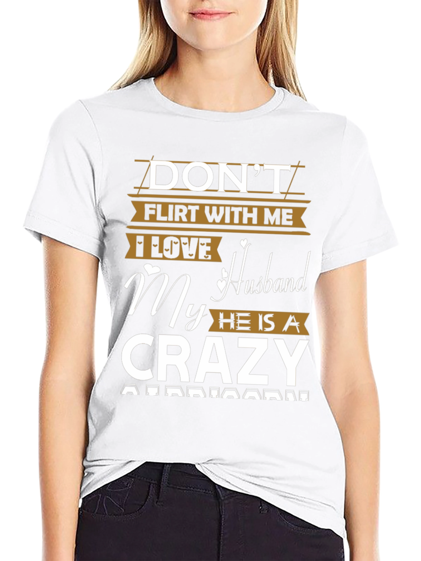 Dont Flirt Husband T-Shirt