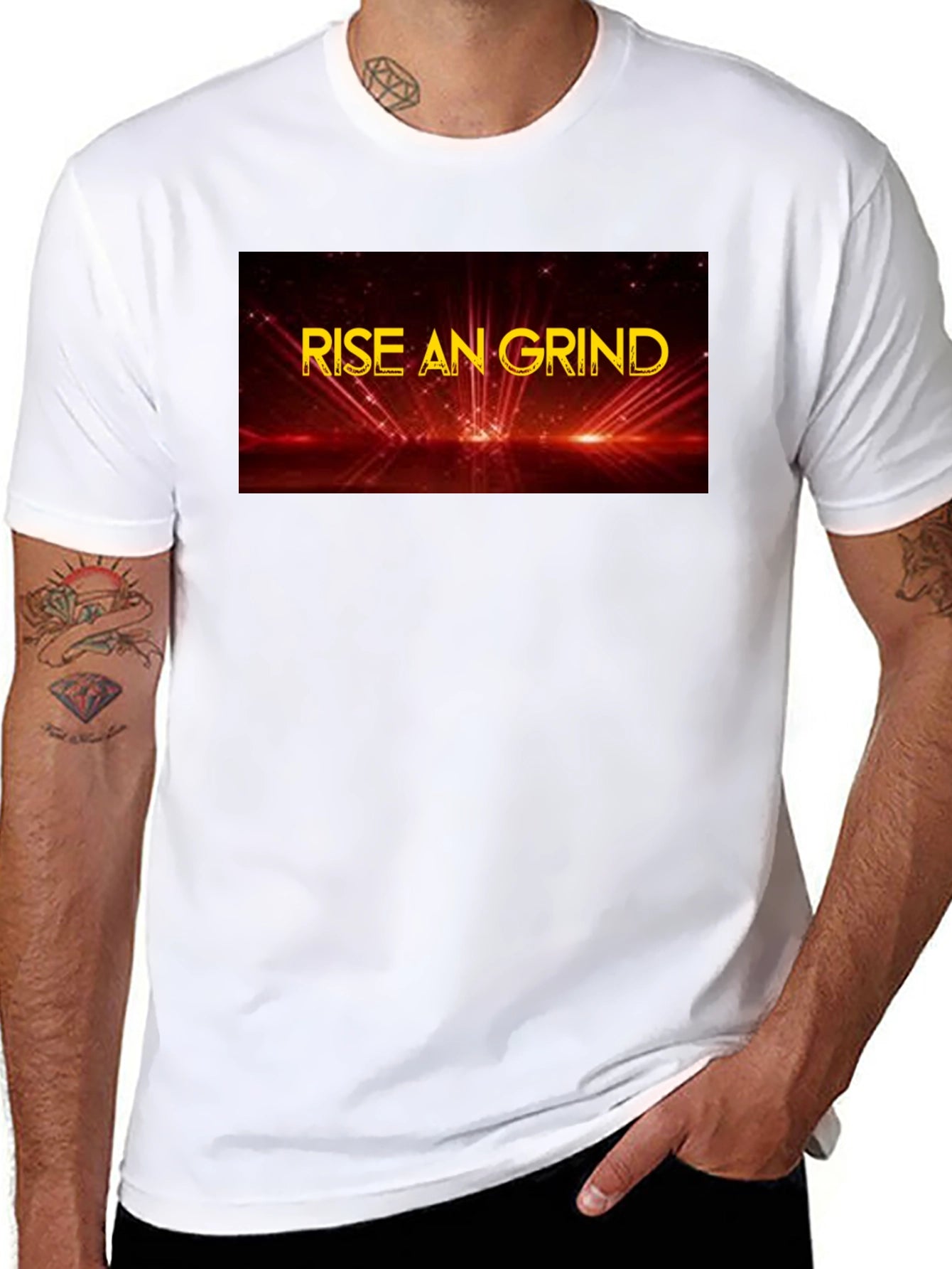 Rise An Grind Graphic Tee - Motivation Shirt